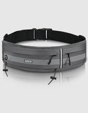 MIER Running Belt Slim Waist Pack with Bib Clips Phone Holder Running Belt