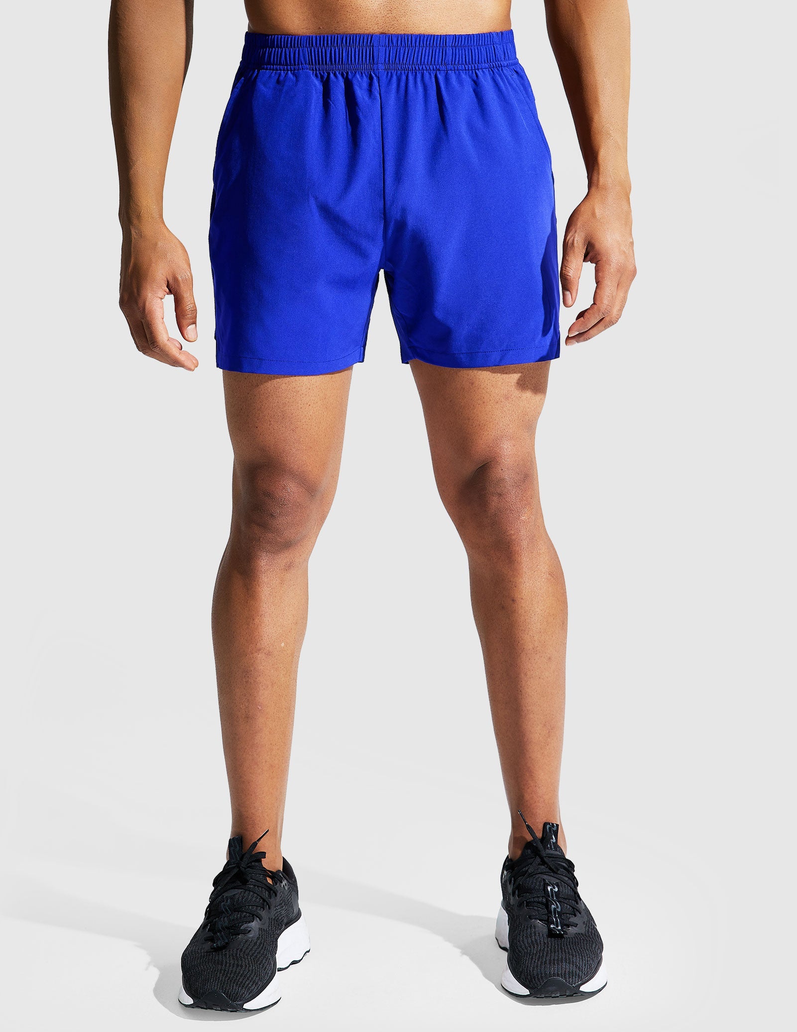 MIER Men's 5 Inch Quick Dry Running Shorts with Pockets Men's Shorts Royal Blue / XS