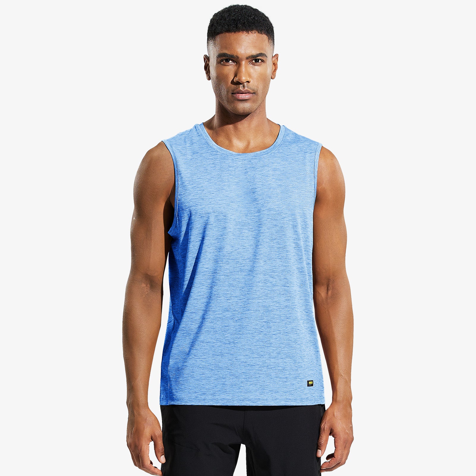 Men’s Sleeveless Tank Top Dry Fit Workout Tee Shirt