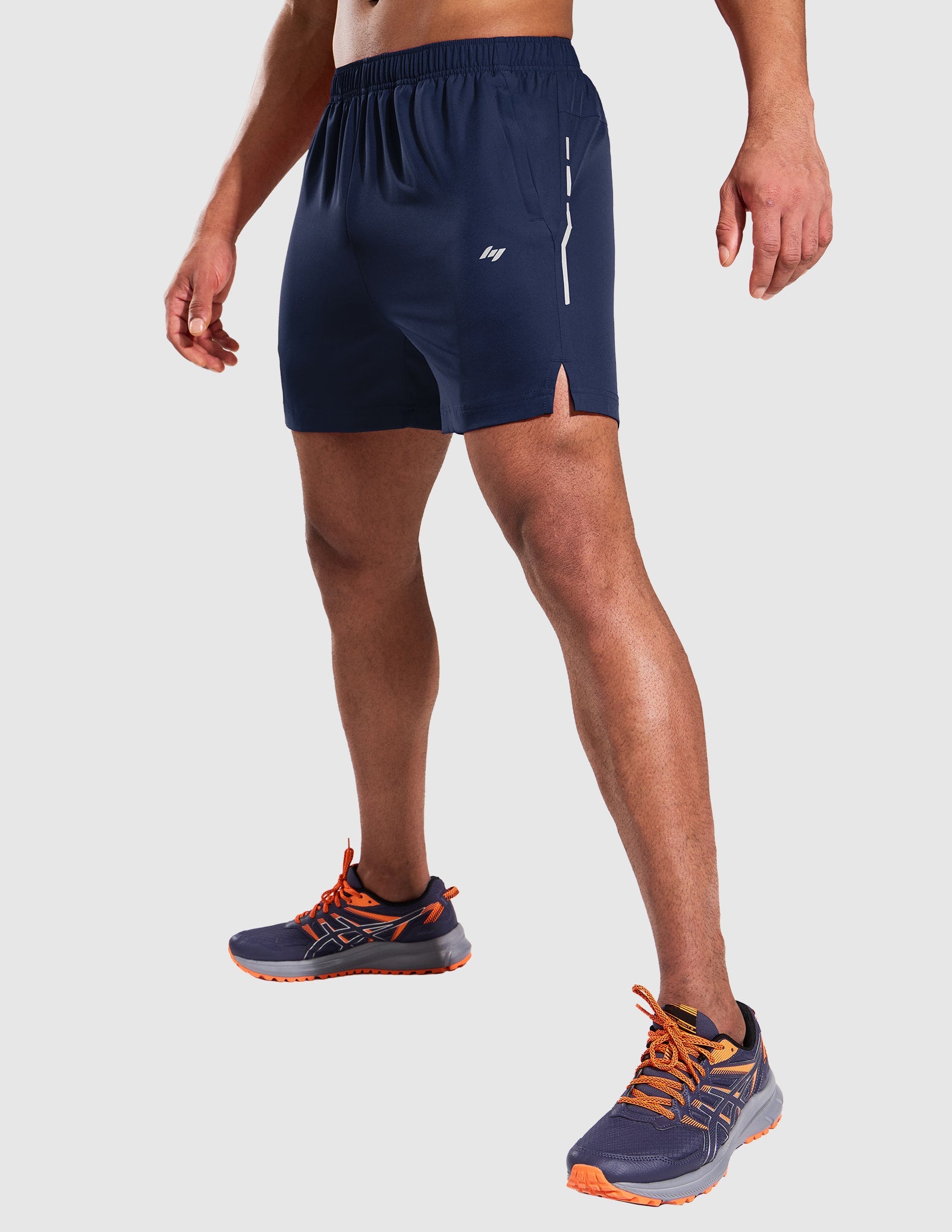 MIER Men’s 5" Athletic Running Shorts Quick Dry Workout Gym Shorts 3 Pockets Men's Shorts