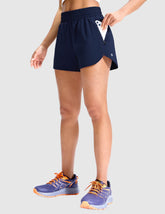 MIER Women’s 3” Gym Running Shorts Quick Dry with Mesh Liner & Zipper Pockets Women Shorts