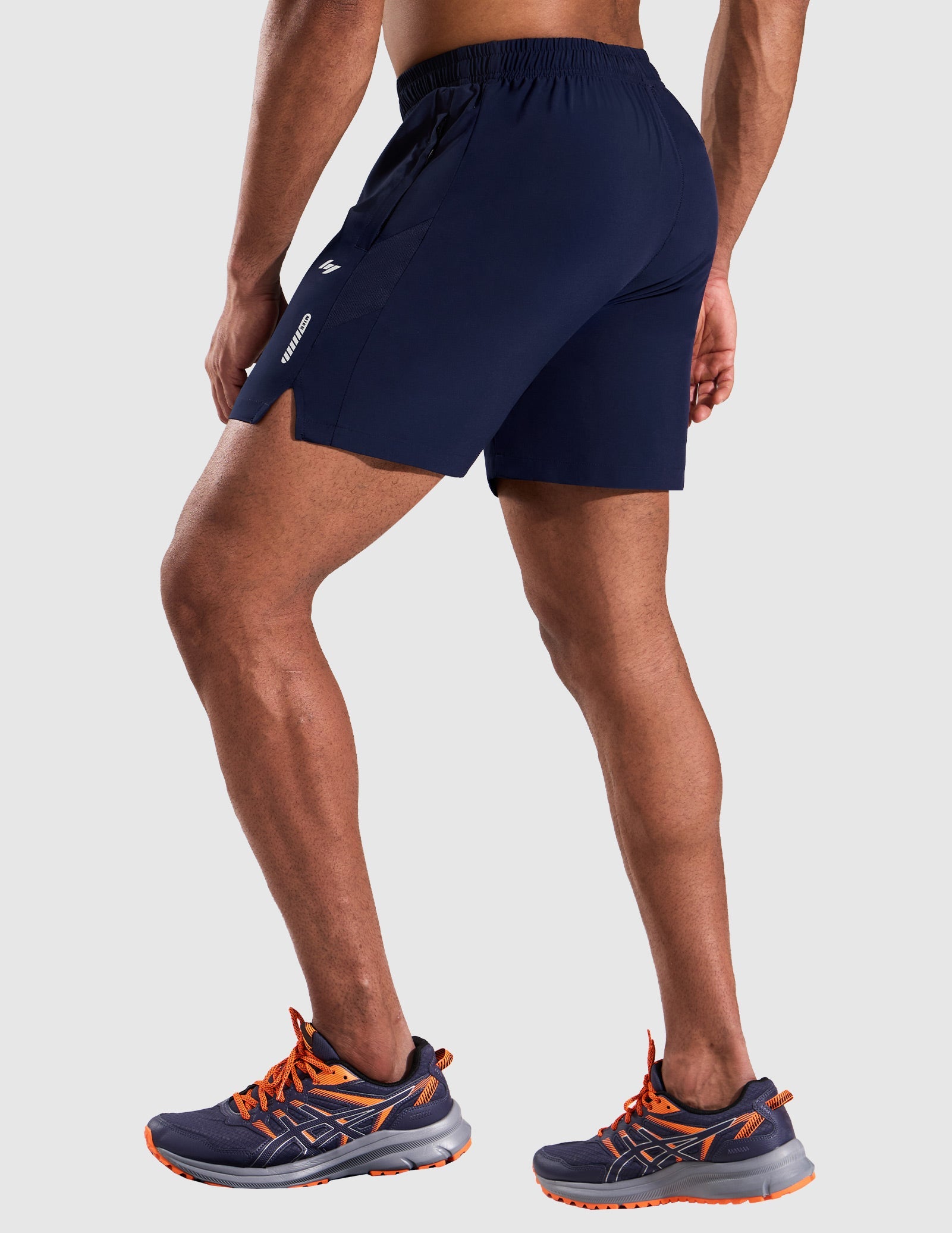 MIER Men’s 5” Running Shorts Quick Dry with Zipper Pockets, No Liner Men's Shorts