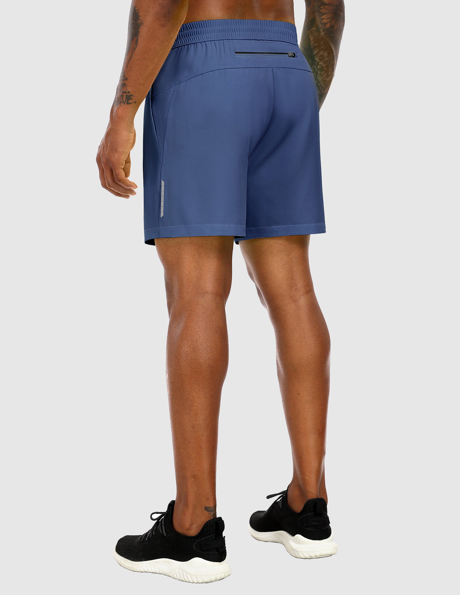MIER Men's 5" Running Shorts with Phone Pockets, Quick-Dry Fit Men's Shorts