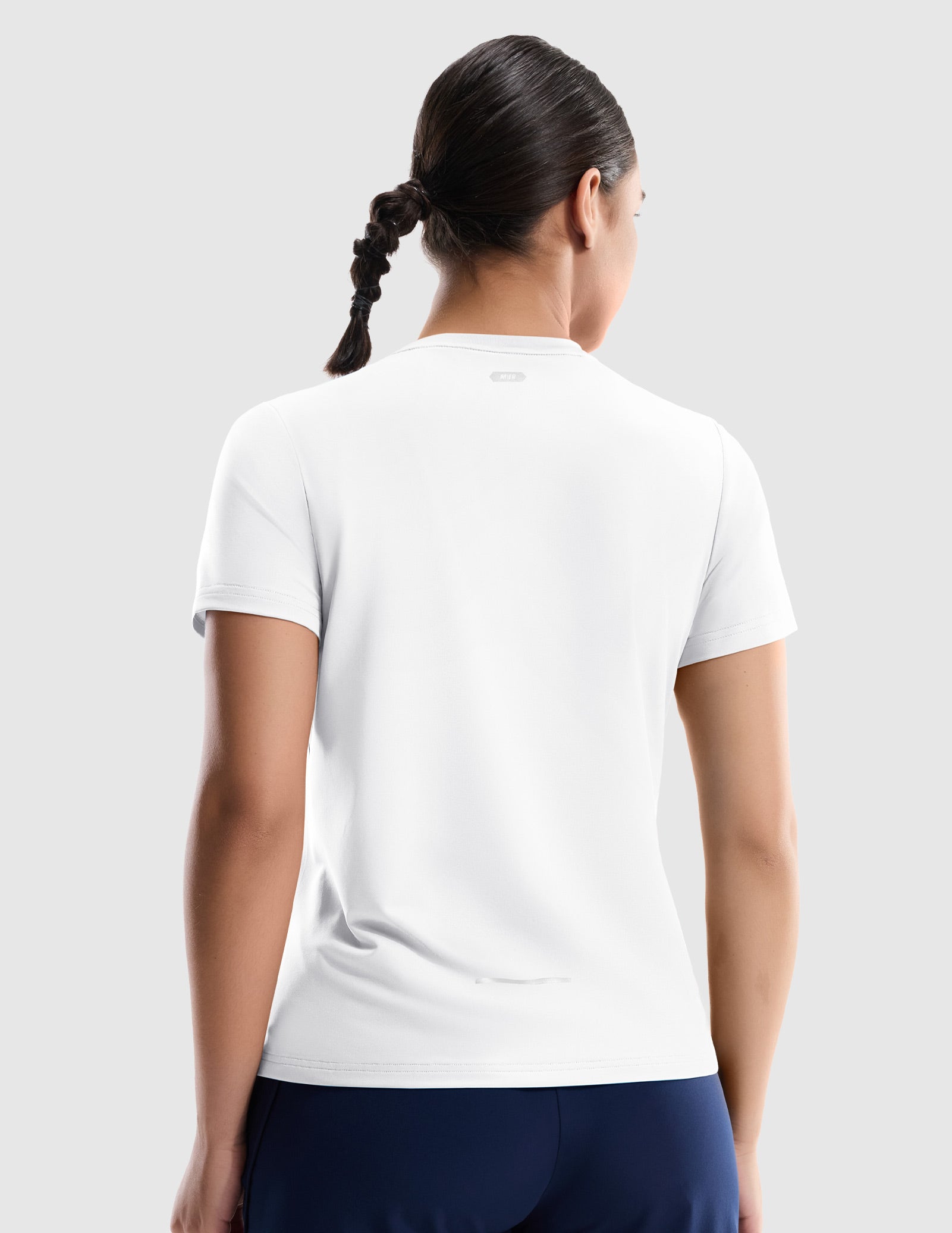 MIER Women’s Running Shirt COOLMAX Quick-Dry Workout Tee Women Active Shirt