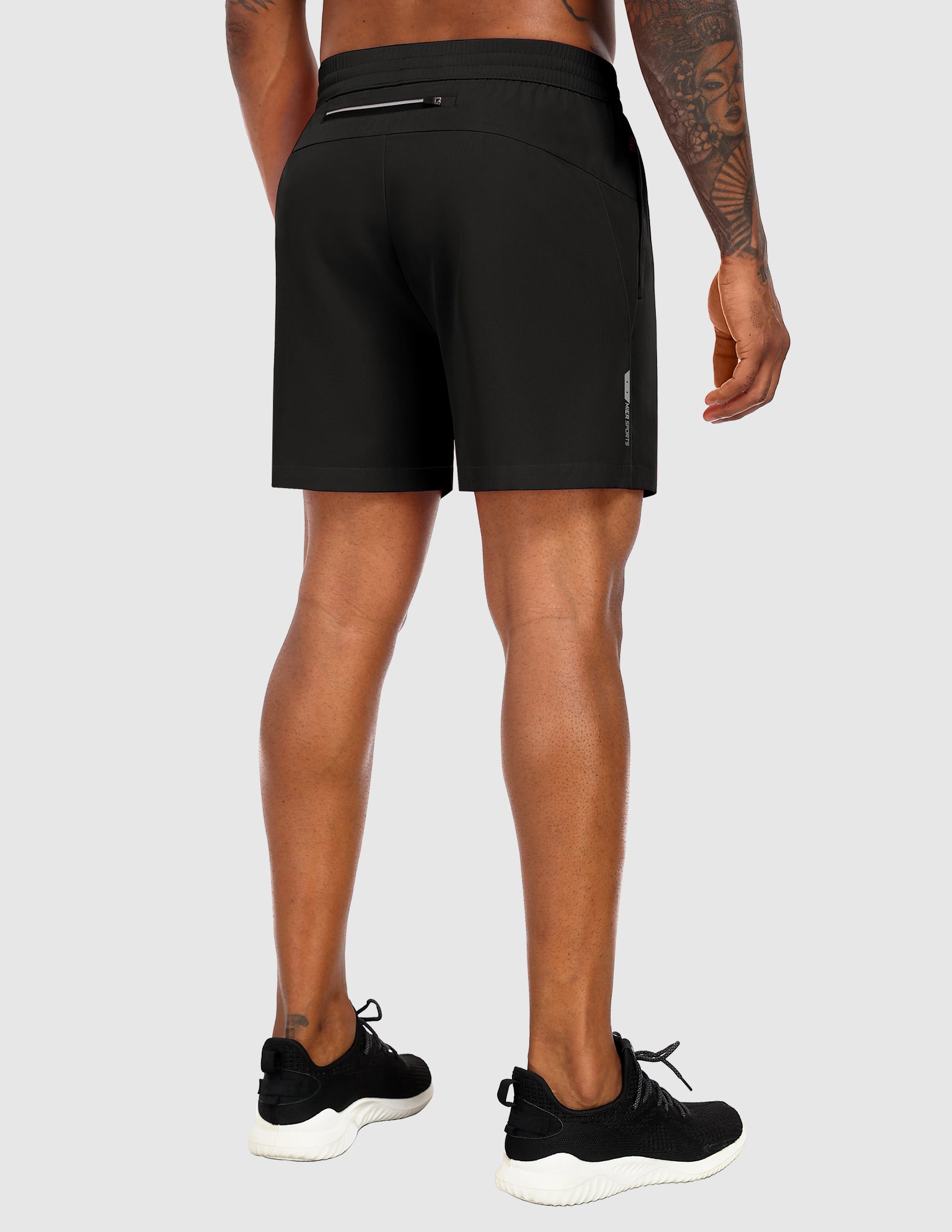 MIER Men's 5" Running Shorts with Phone Pockets, Quick-Dry Fit Men's Shorts