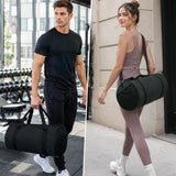 MIER Sports Duffle Bag with Shoe & Wet Pocket Gym Duffel Bag