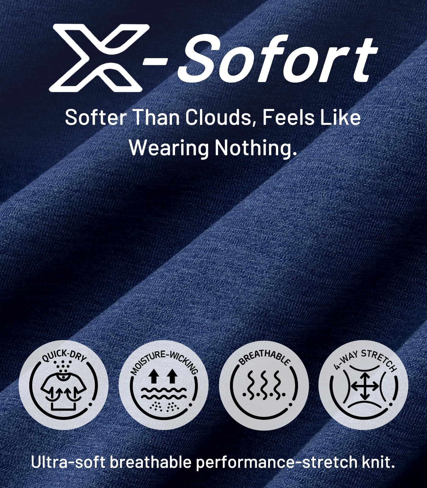 MIER Men’s Buttery Soft Short Sleeve Dry Fit Athletic T-Shirt Men's Shirt