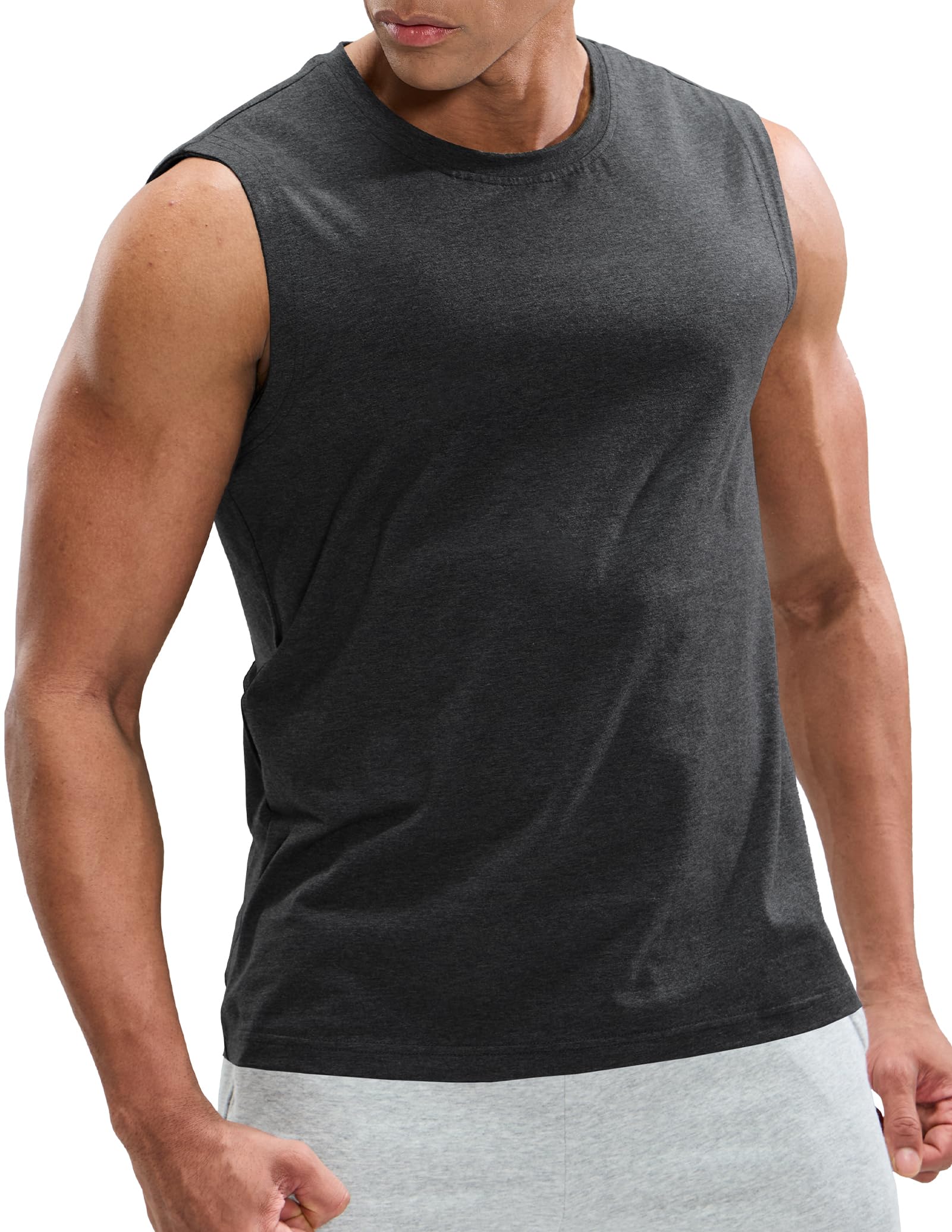 Sleeveless muscle tee cheap