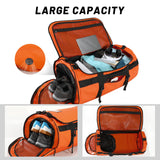 MIER Large Duffel Backpack Bag with Shoe Compartment Backpack Duffel