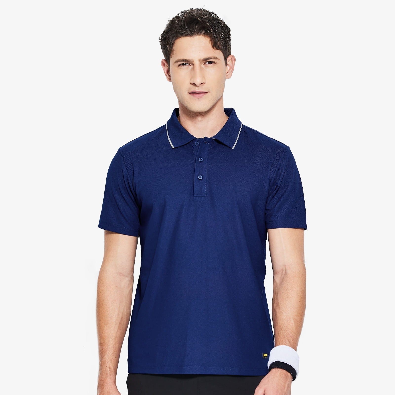 Men's Polo Shirt Quick Dry Collared Short Sleeve T-Shirts Men Polo Navy / S MIER