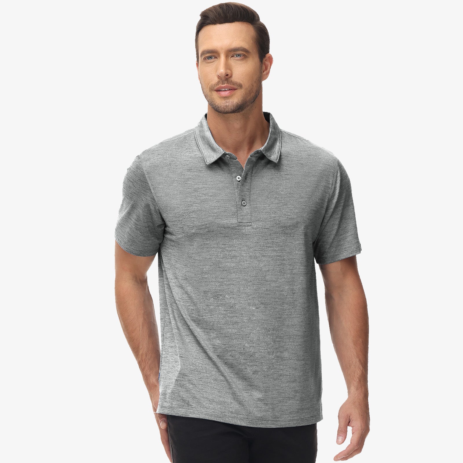 Men's Golf Dry Fit Polo Shirts Athletic Collared Shirt