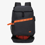 MIER Basketball Backpack Sports Bag with Ball Compartment Backpack Bag Black