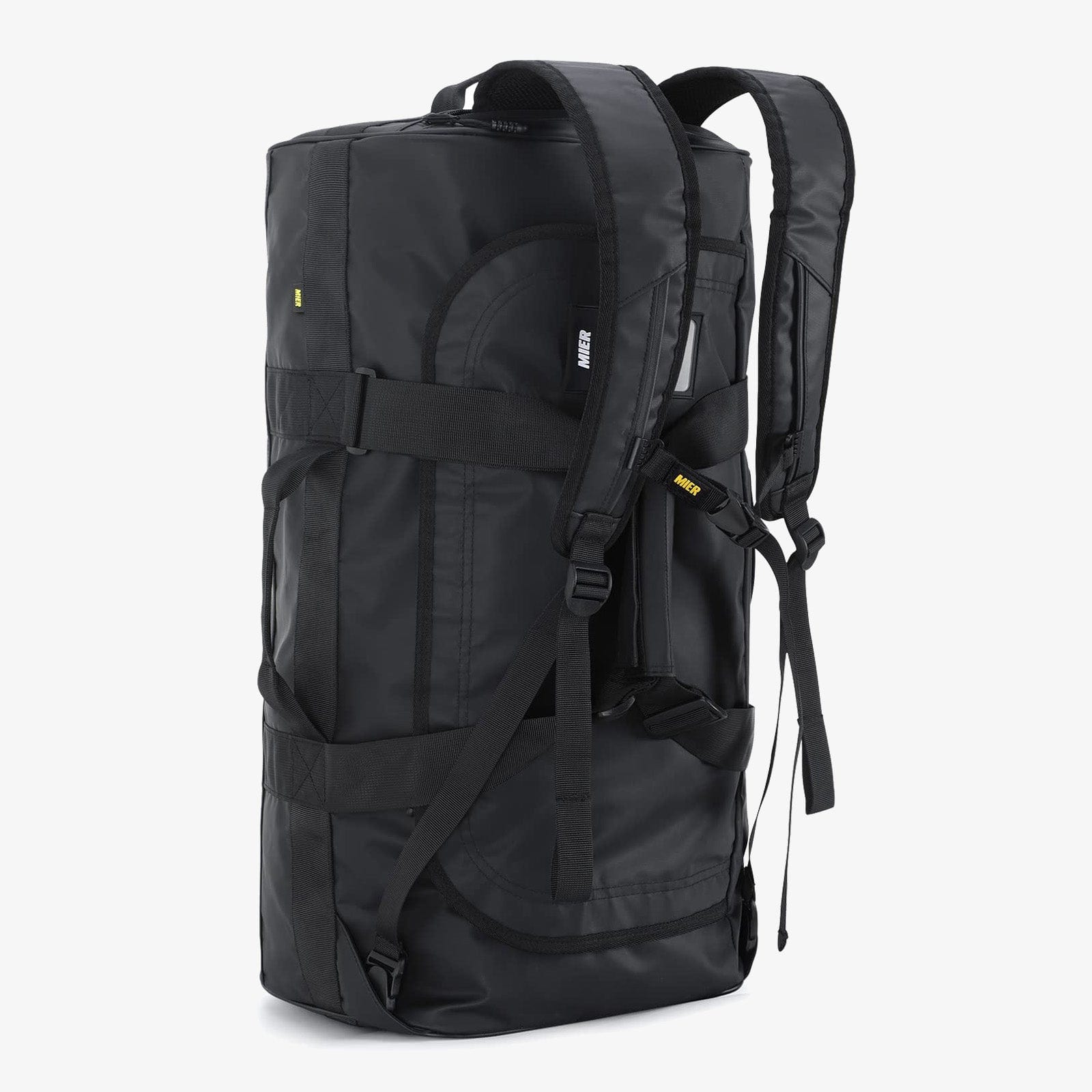 MIER Convertible Backpack Duffel Water Resistant Duffle Bag Backpack Duffel Black / 40L