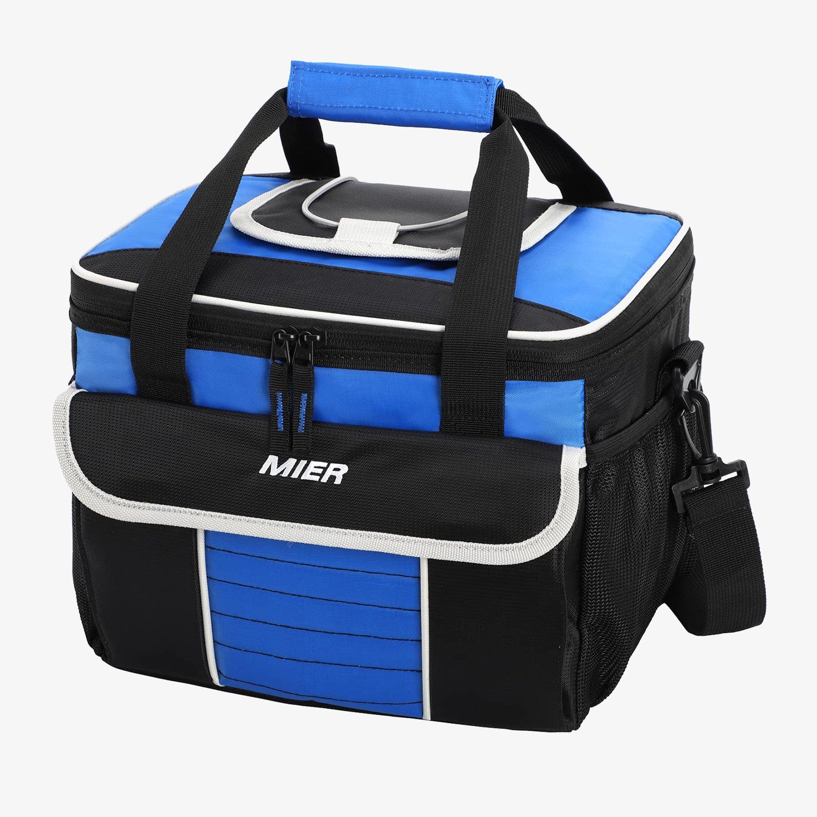 Large Soft Lunchbox Cooler Bag Insulated Lunch Bags for Adults Adult Lunch Bag Blue / 18 Can MIER