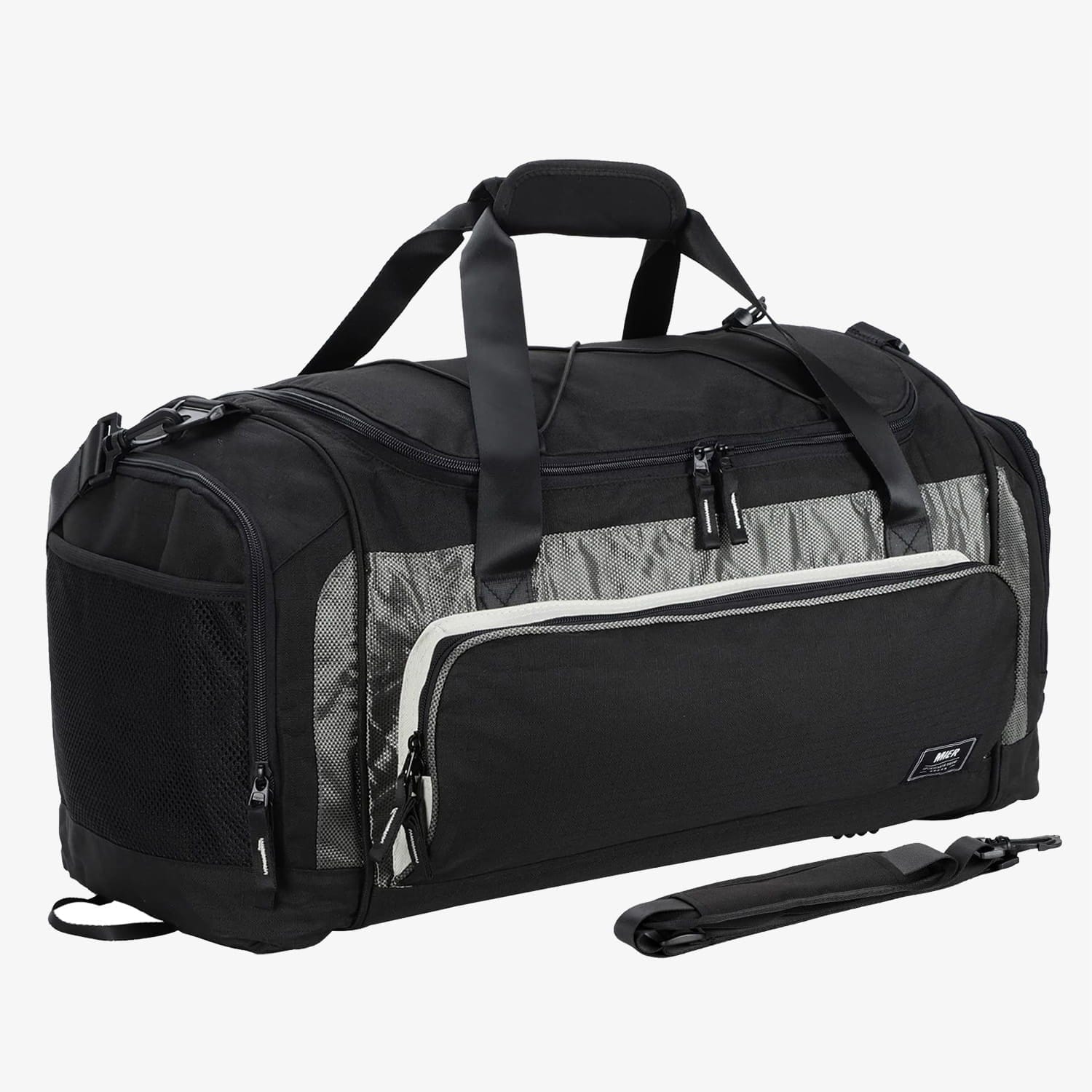 The North Face Large Black & White Base Camp Duffle Bag Black & White