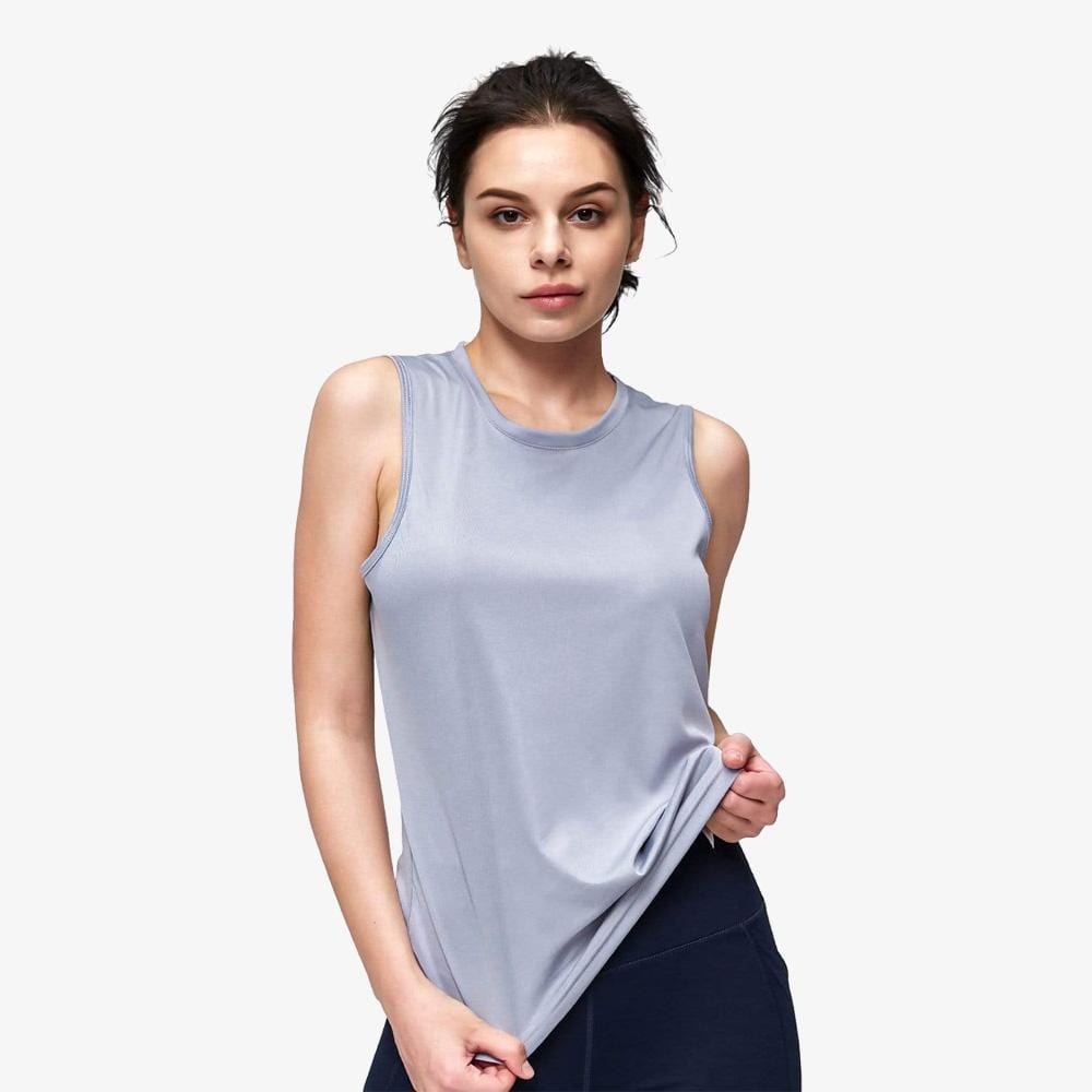 MIER Women Sleeveless Workout Shirts UPF 50+ Tank Top