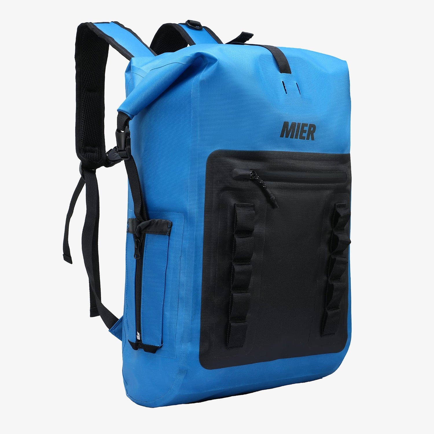 Waterproof Backpack Sack Roll-Top Closure Dry Bag, Blue