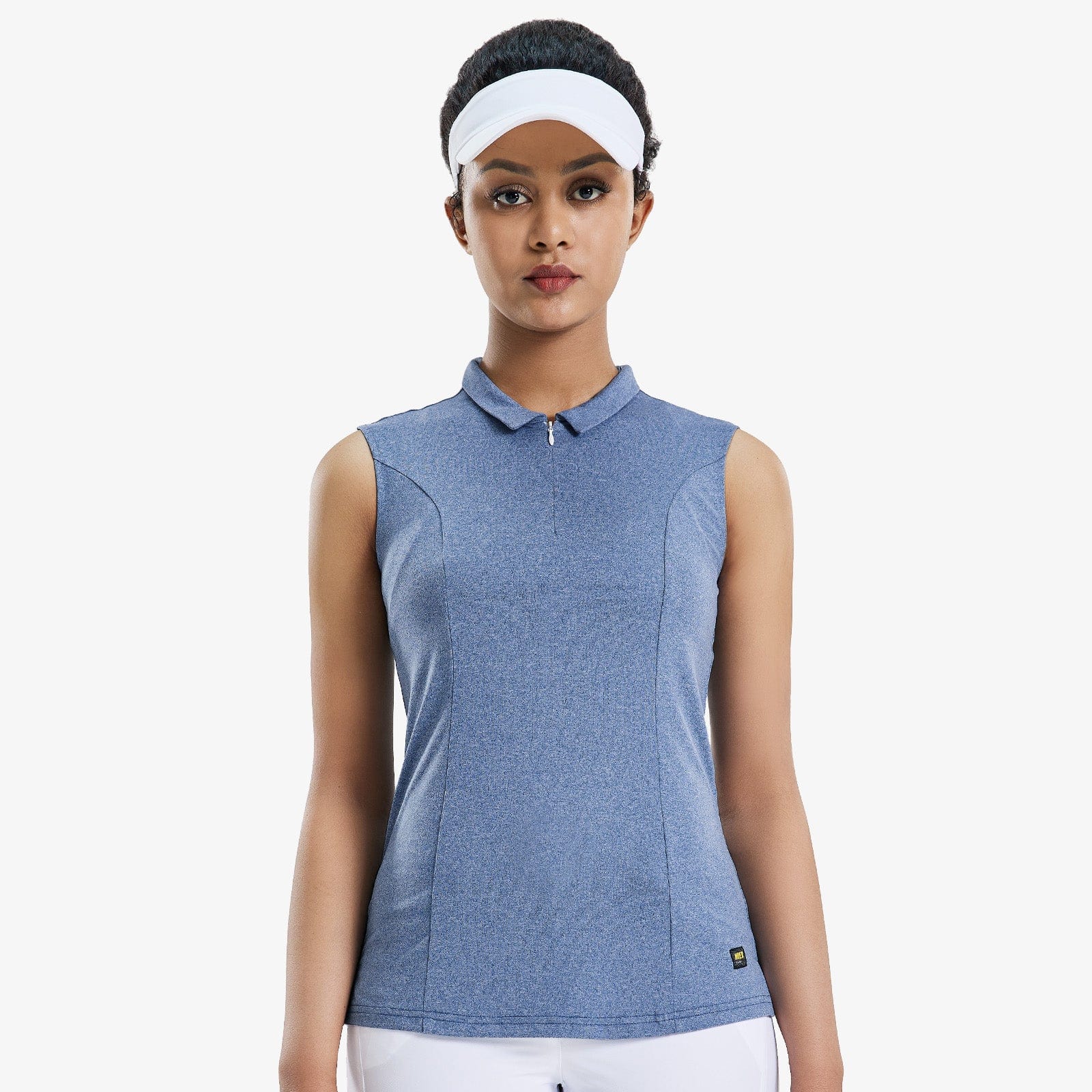 Women Golf Polo Shirts Sleeveless V Neck Tennis Shirt Women Polo MIER