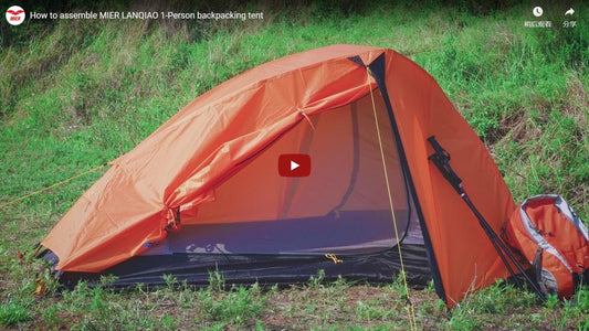 How to Assemble MIER LANQIAO 1-Person Backpacking Tent