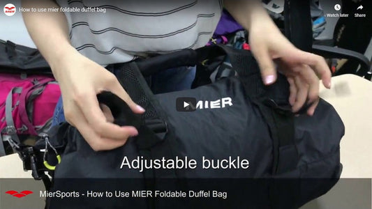 How to Use MIER Foldable Duffel Bag