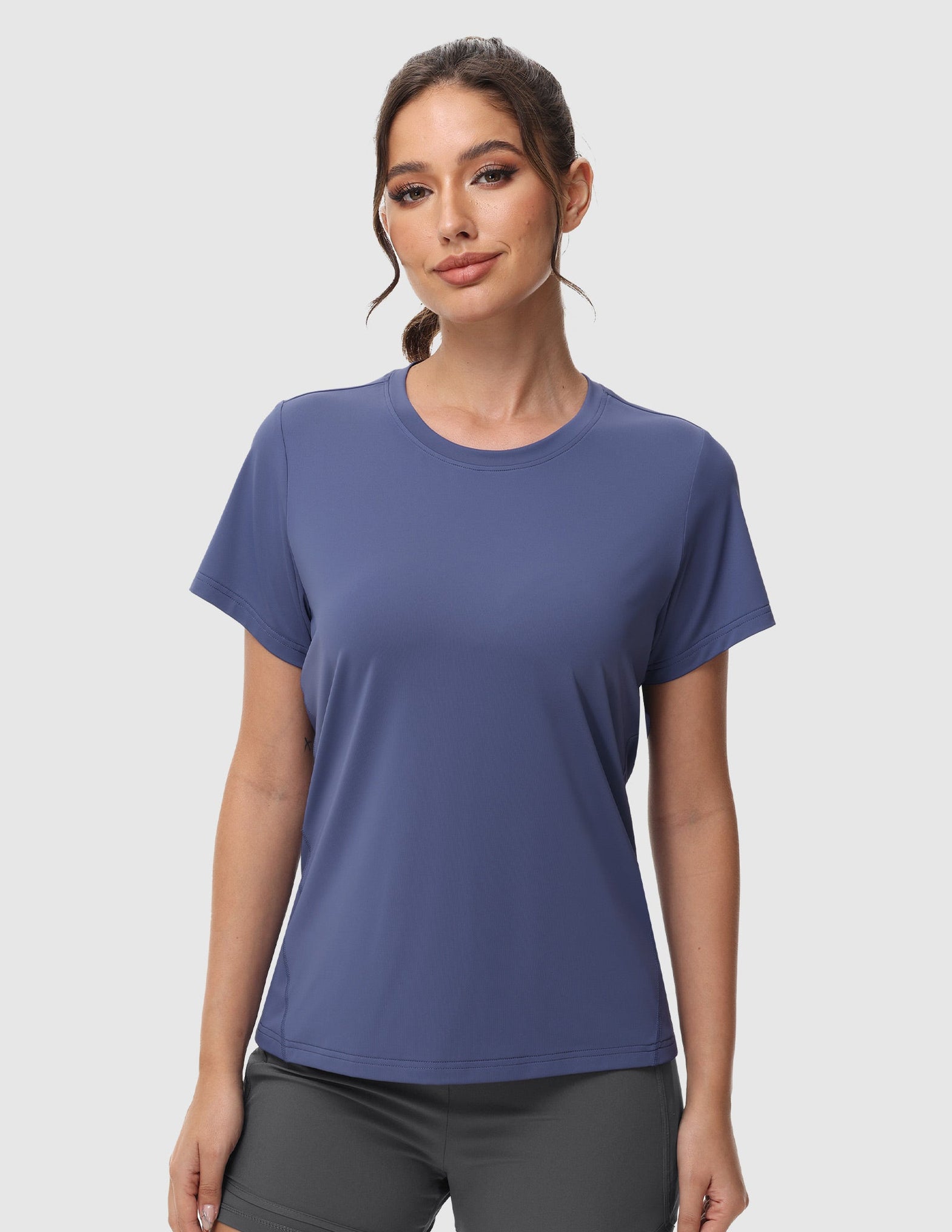 MP Women's Tempo Body Fit Short Sleeve T-shirt - Cashmere | UK