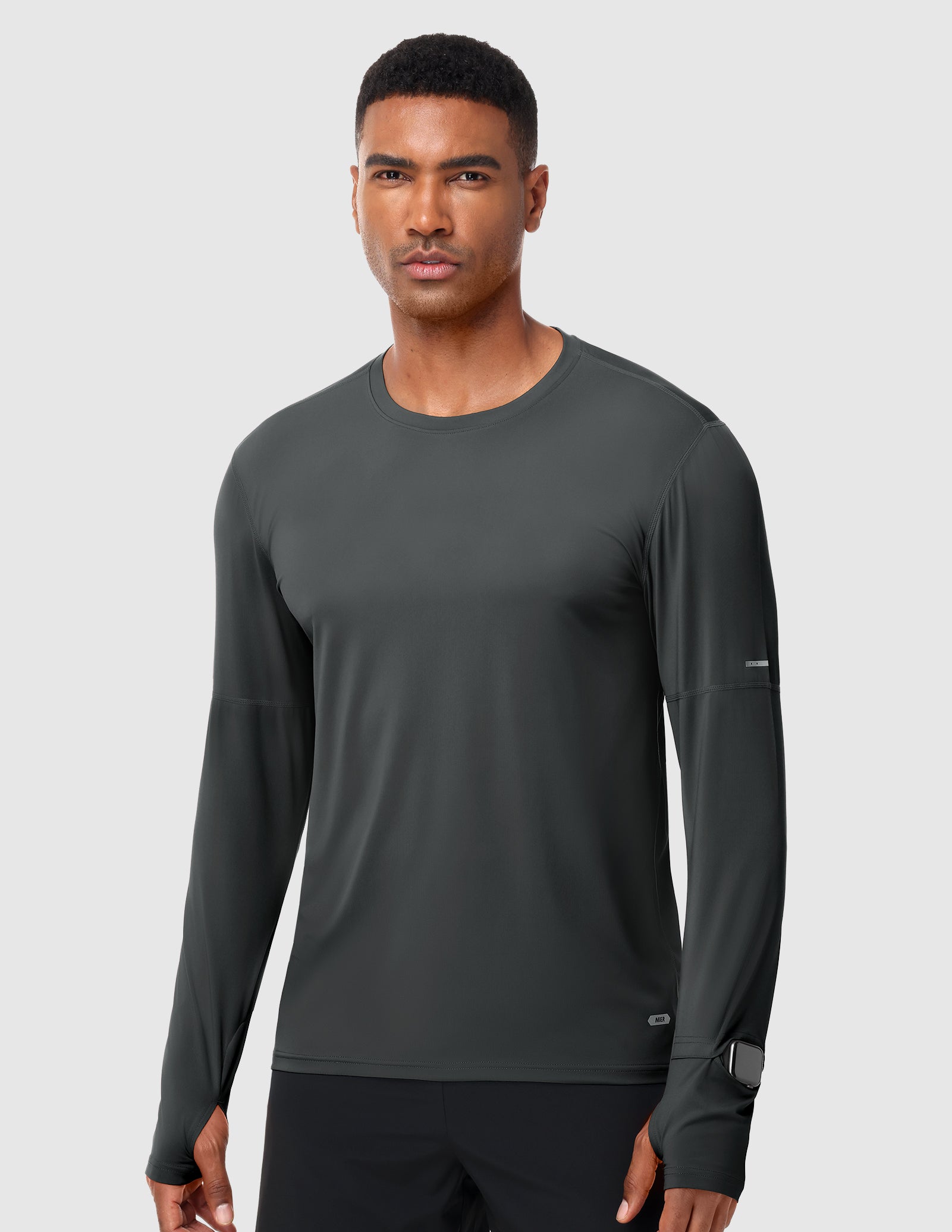 MIER Men’s Long Sleeve Shirt UPF 50+ Quick Dry UV Protection Tee Men's T-Shirts