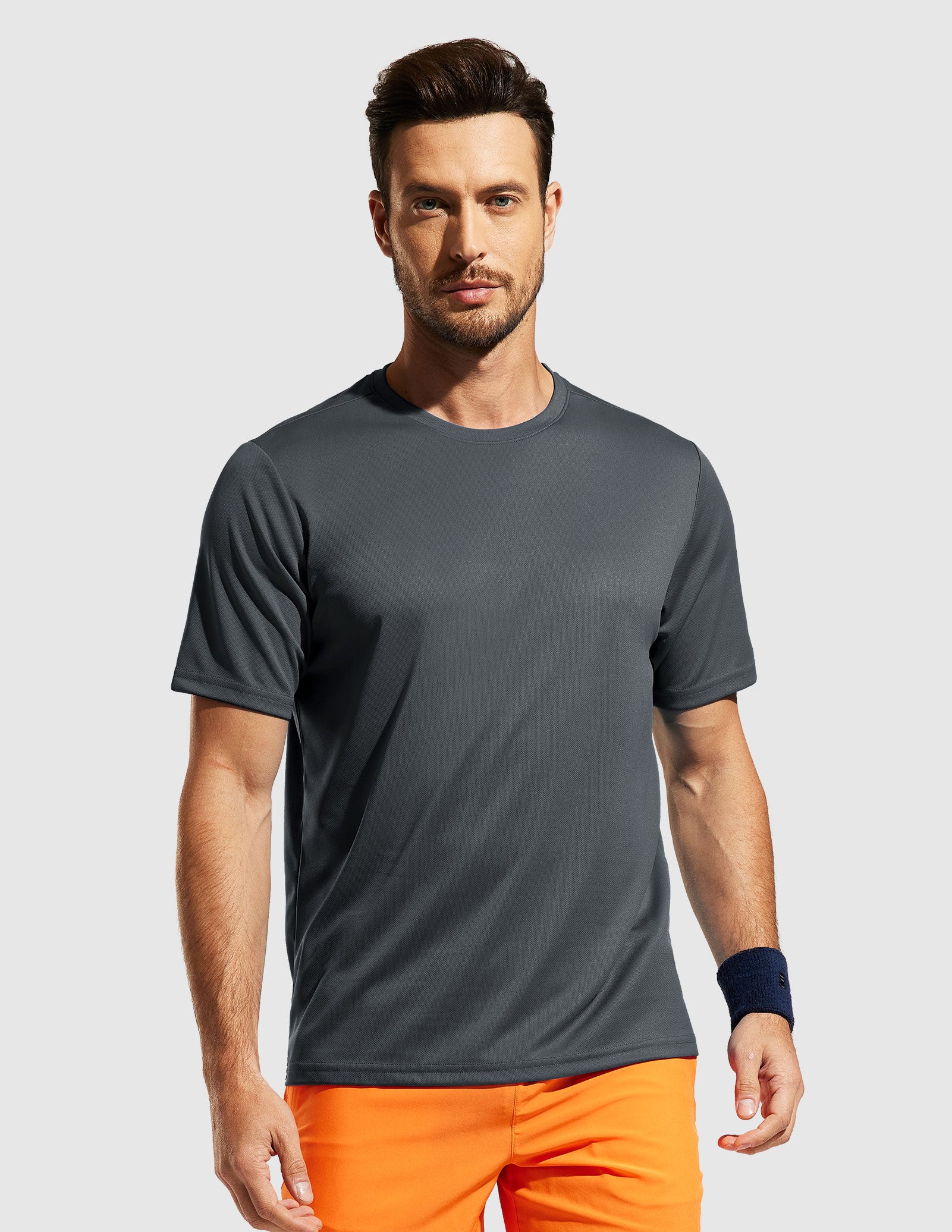 MIER Men's Dry Fit Sports T Shirts Quick Dry Lightweight and Moisture Wicking Men's T-Shirts