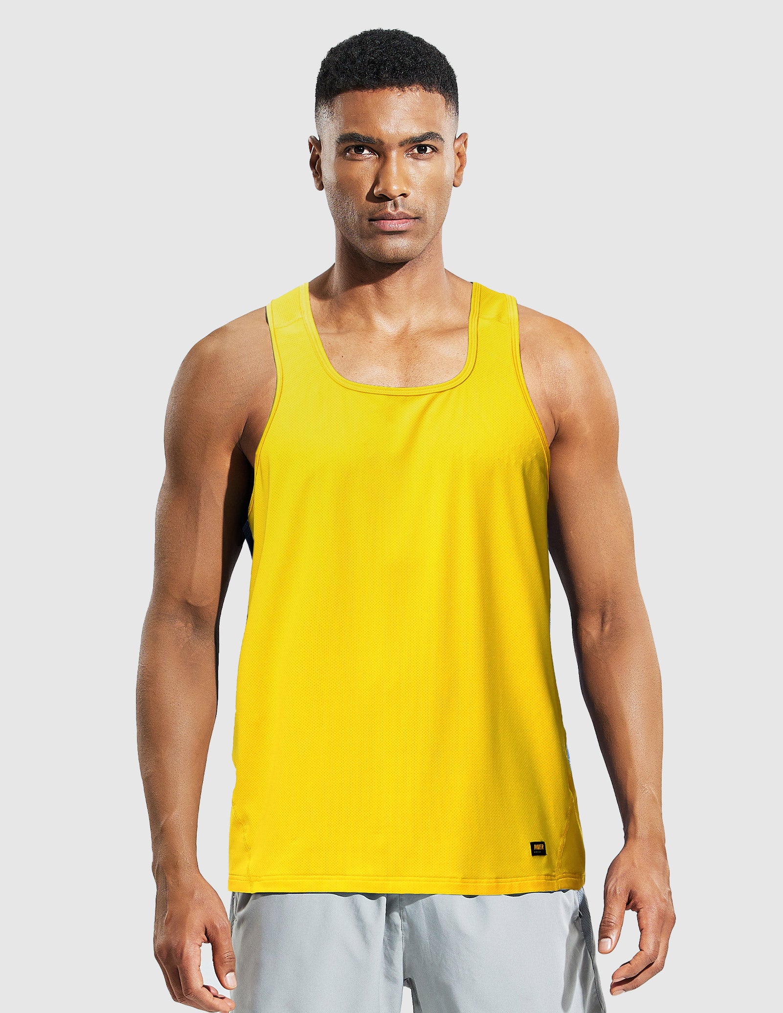 MIER Men’s Sleeveless Running Shirt Quick Dry and Breathable Men's Tank Top