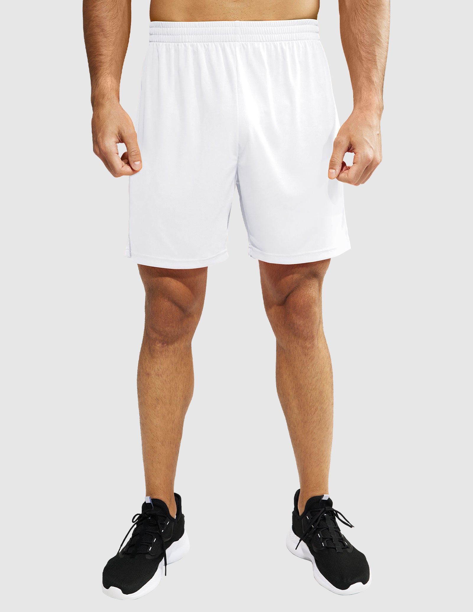 MIER Men Quick-Dry Athletic Running Shorts without Pockets Men's Shorts