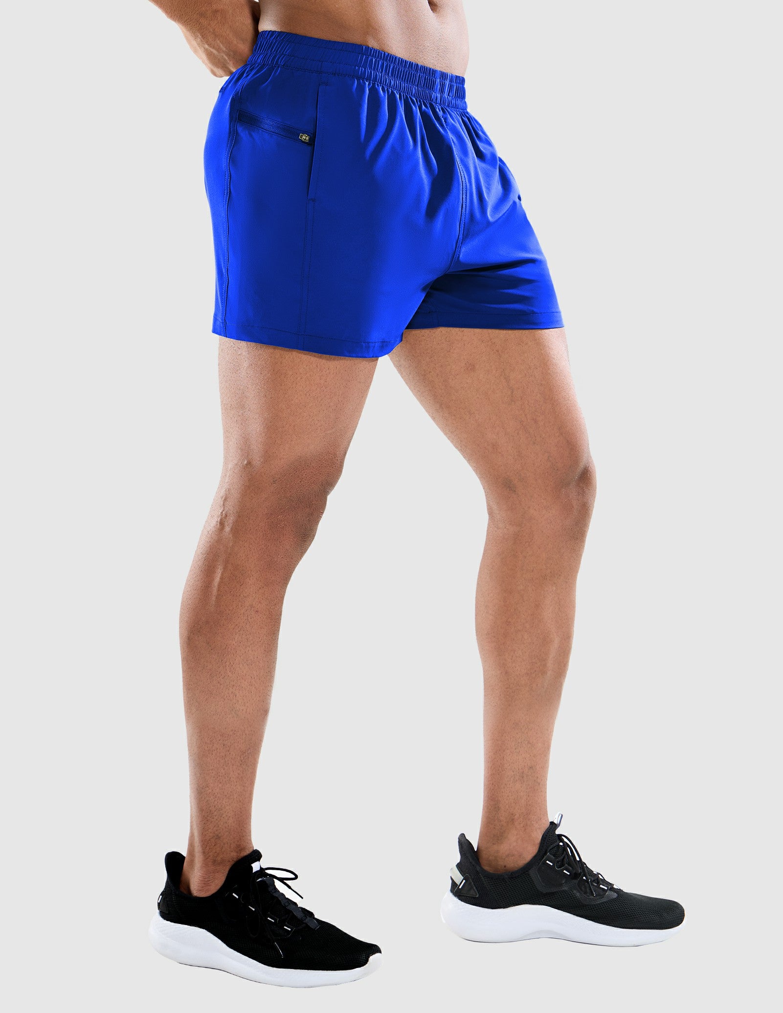MIER Men's 3 Inch Athletic Running Shorts with Brief Liner Men's Shorts