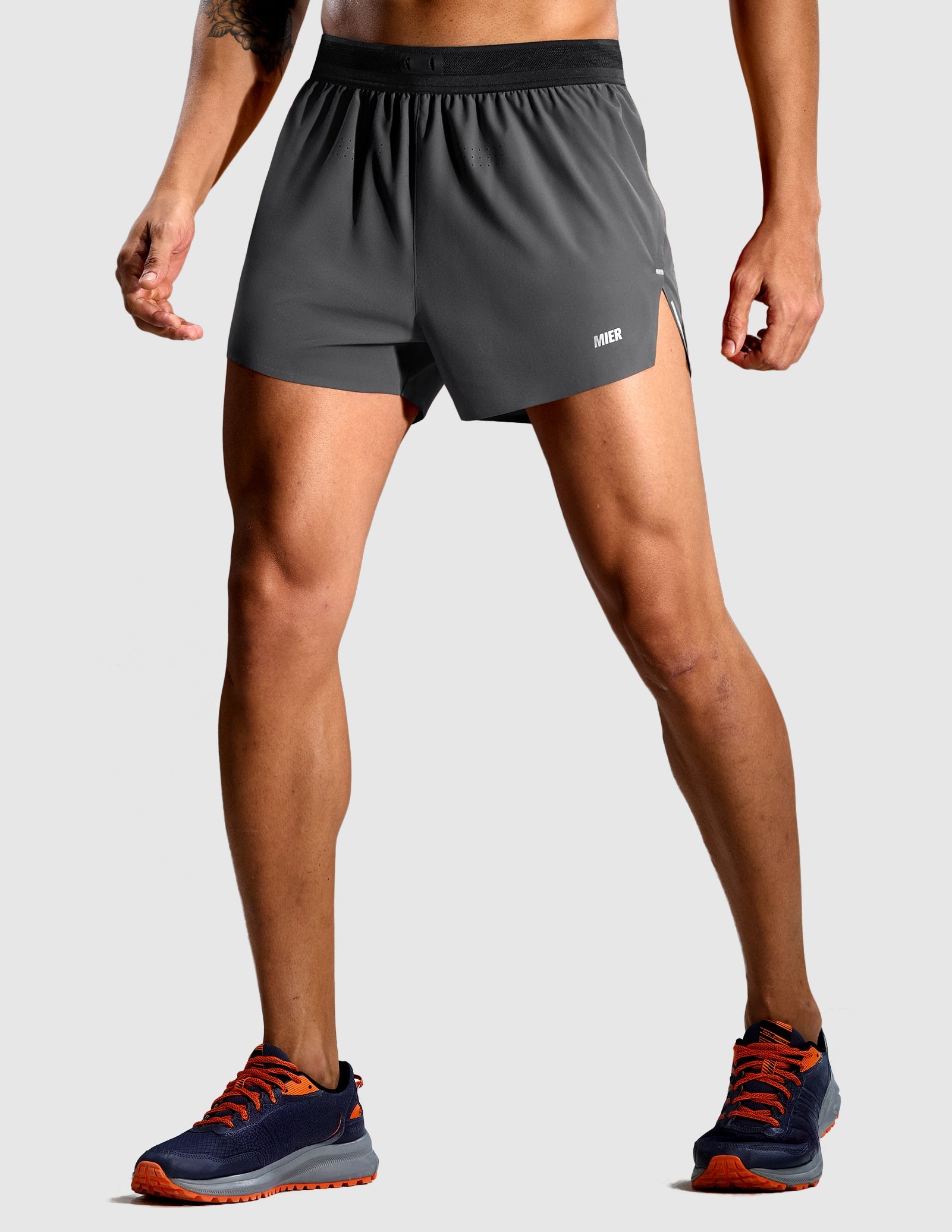 Best Marathon Shorts Mens Lightweight Running Shorts 2.5" Men's Shorts Dark Grey / XS