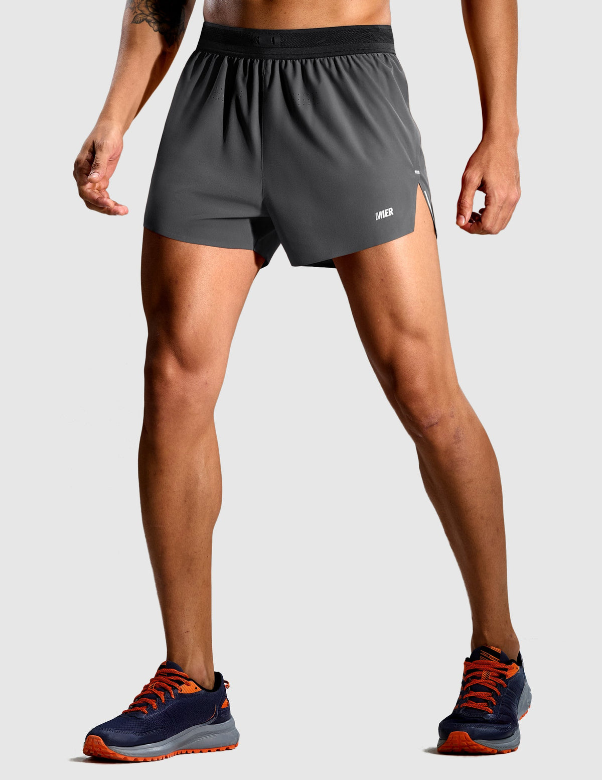 Best Marathon Shorts Mens Lightweight Running Shorts 2.5" Men's Shorts Dark Grey / XS