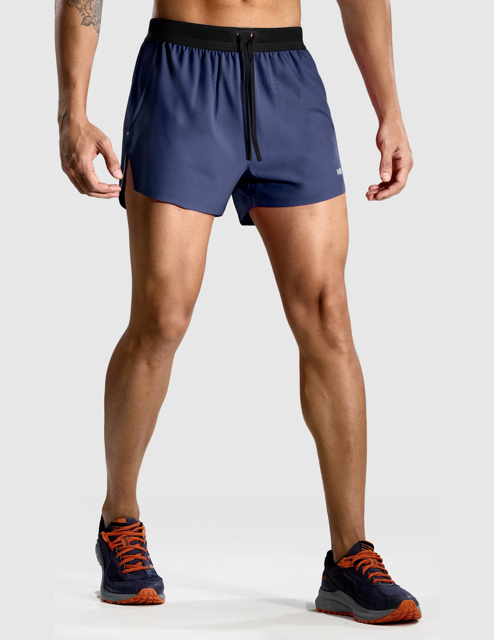 Best Marathon Shorts Mens Lightweight Running Shorts 2.5" Men's Shorts Navy / XS