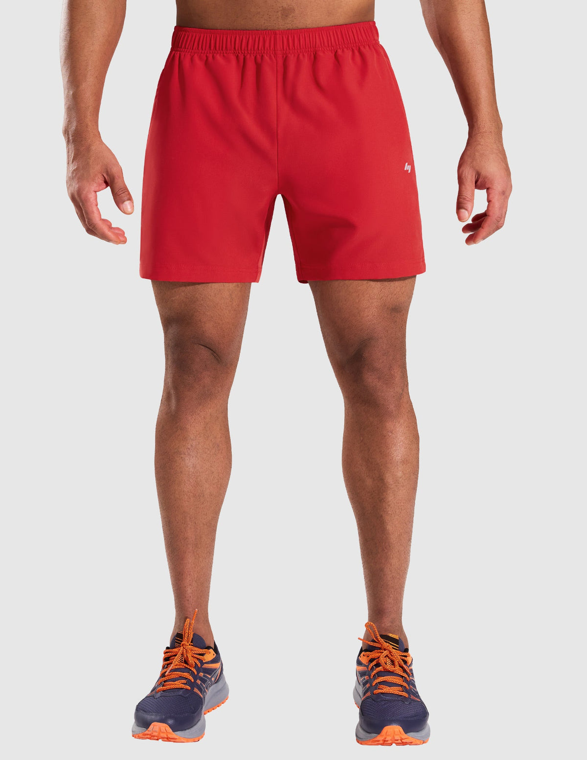 MIER Men’s 5" Athletic Running Shorts Quick Dry Workout Gym Shorts 3 Pockets Men's Shorts Red / XS
