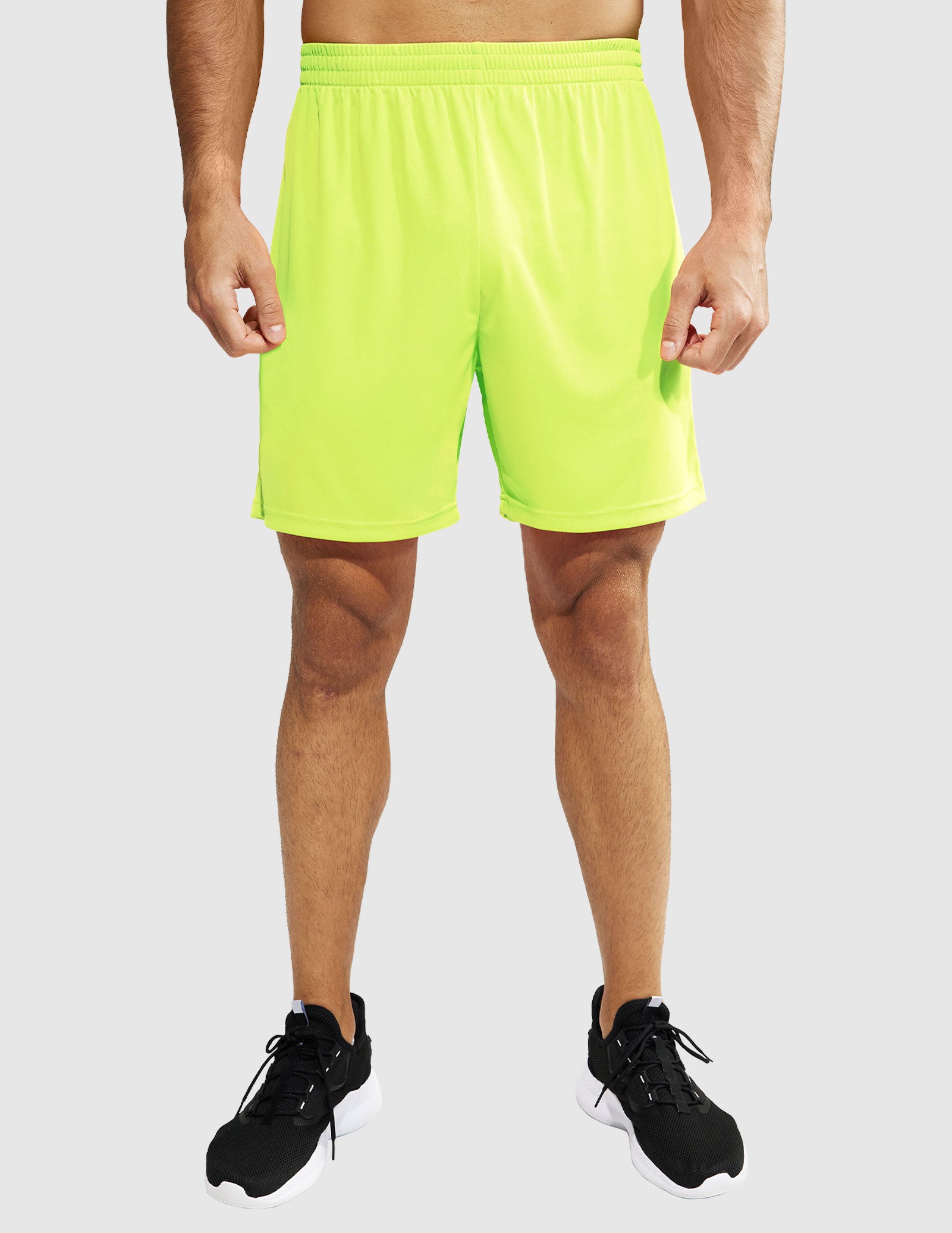 MIER Men Quick-Dry Athletic Running Shorts without Pockets Men's Shorts