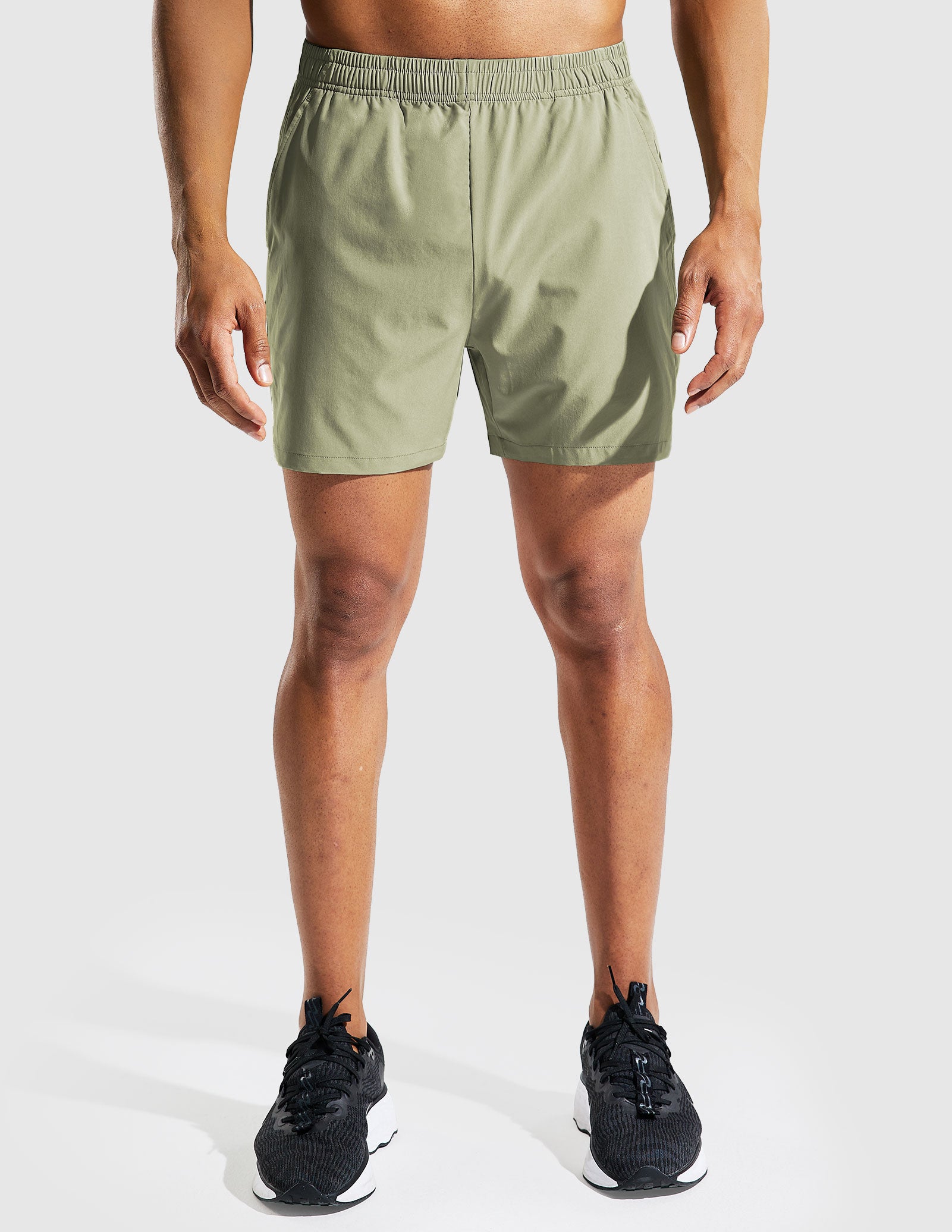 Men's Quick Dry Running Athletic Shorts with Pockets 5 Inch