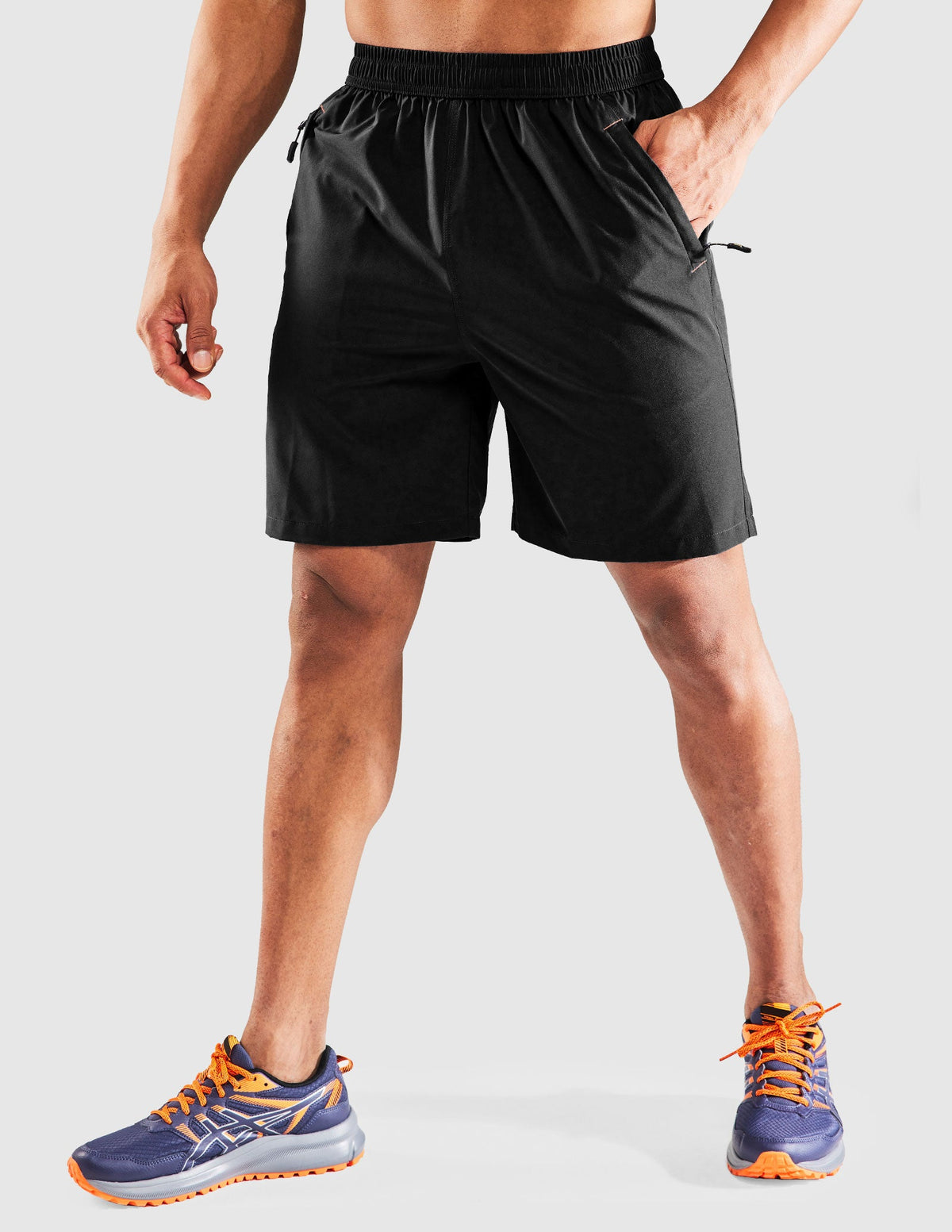 MIER Men's 7 Inch Quick Dry Running Shorts with Phone Pocket Men's Shorts