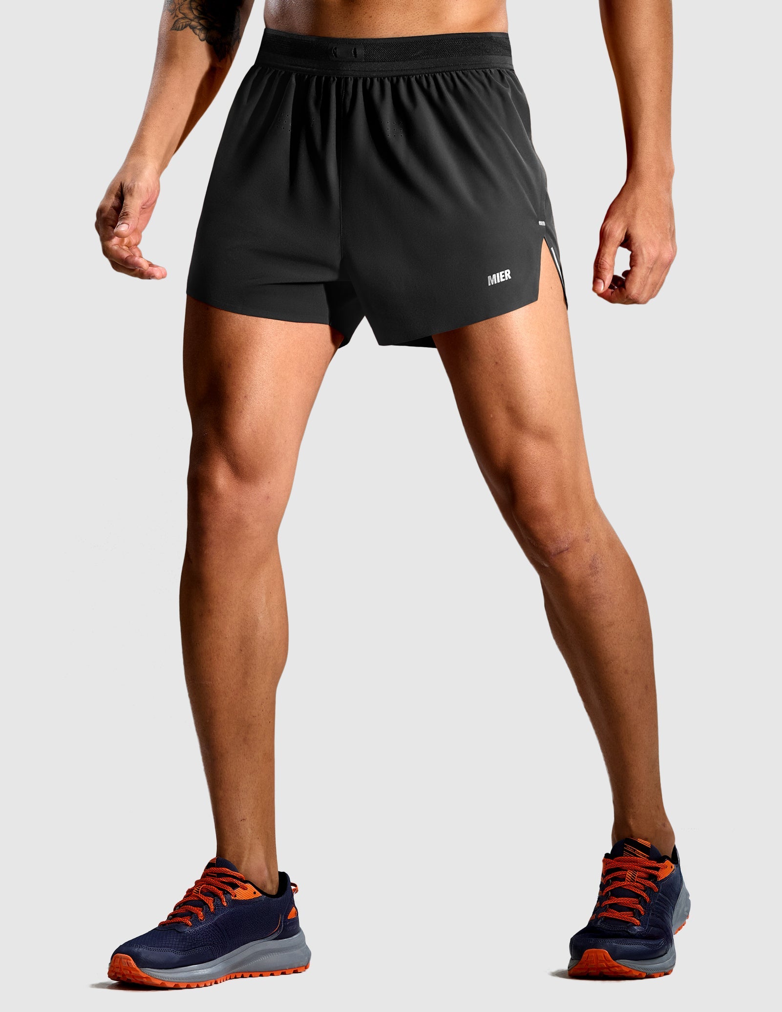 Best Marathon Shorts Mens Lightweight Running Shorts 2.5" Men's Shorts Black / XS