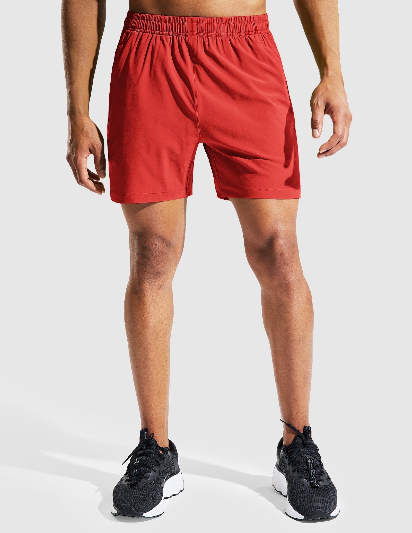 MIER Men‘s 5 Inch Running Shorts with Zipper Pockets Men's Shorts