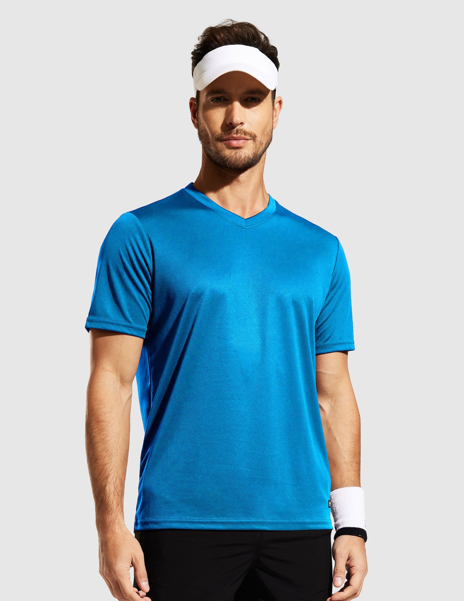 MIER Men's Dry Fit Performance Tees Eco Friendly and Moisture Wicking Men's T-Shirts