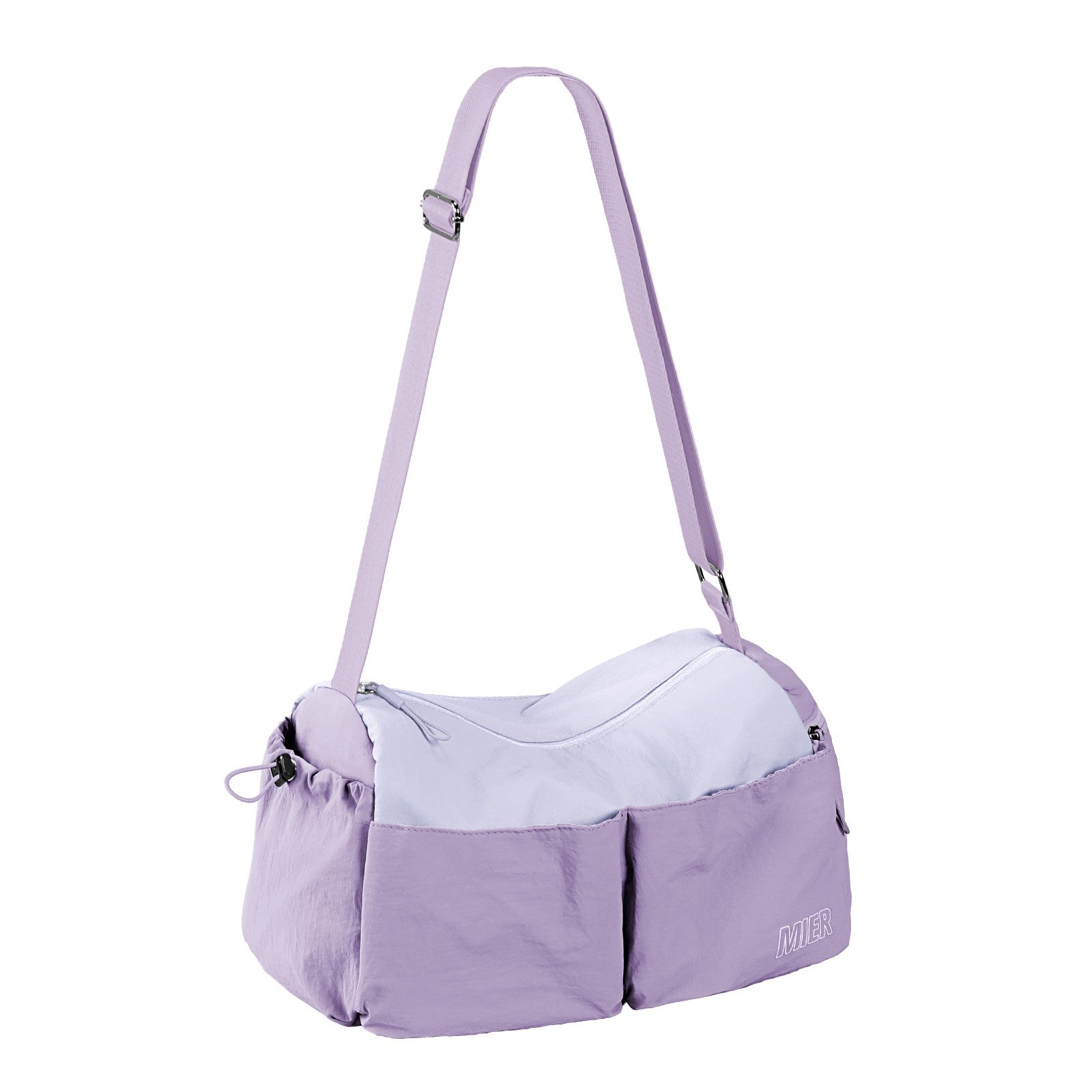 MIER Women's Gym Bag & Sports Duffel with Wet Pocket Gym Duffel Bag Purple / Mini