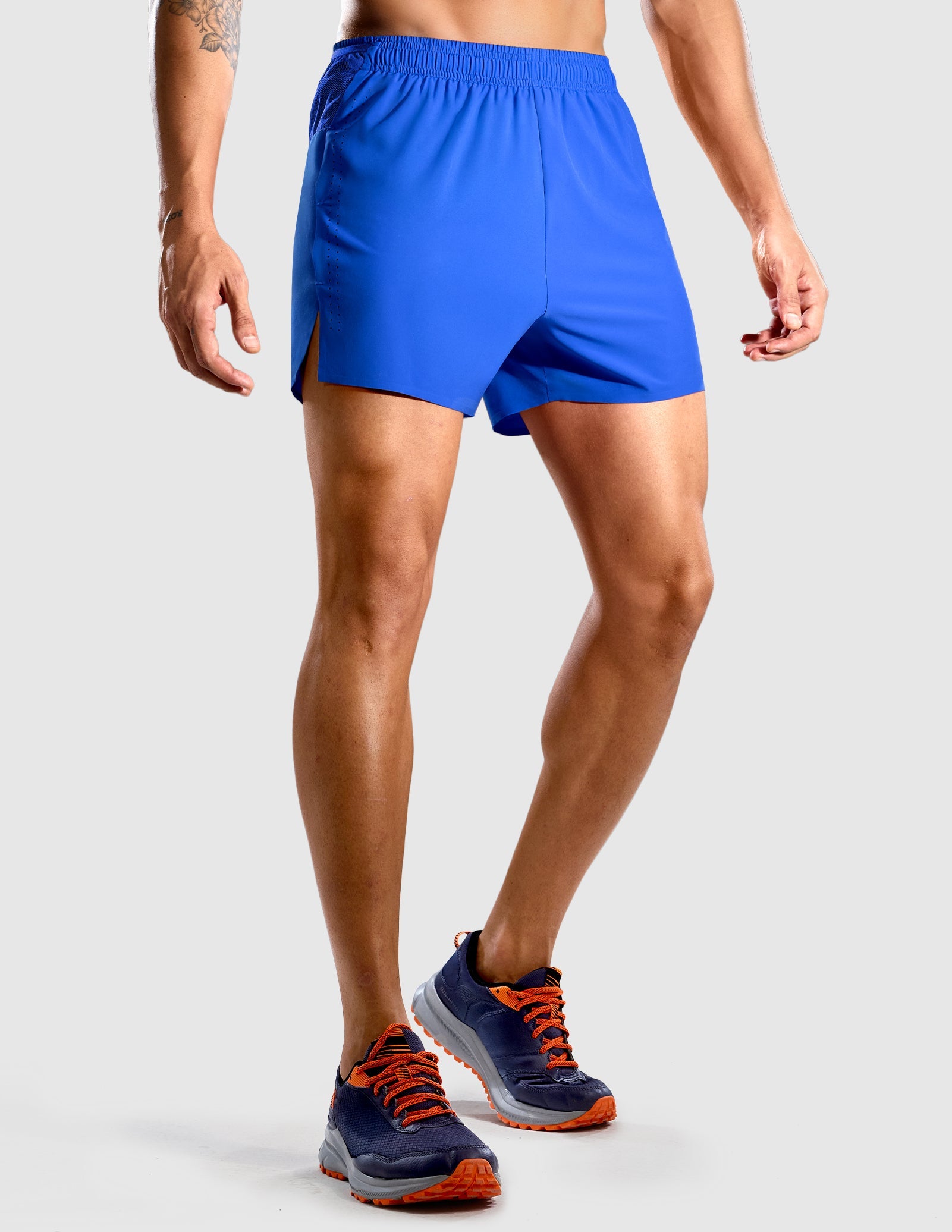 MIER Men's 3.5" Running Shorts Lightweight Marathon Training Shorts Men's Shorts