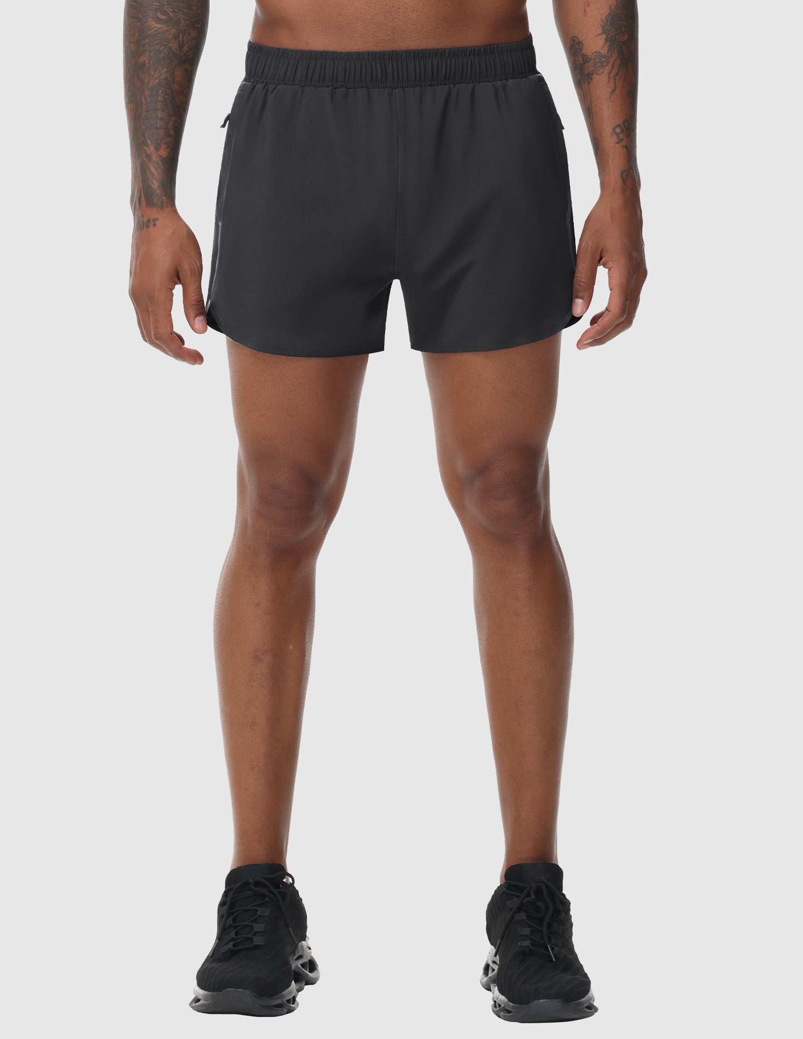 Men's PaceLite Logo Shorts W/Brief 3"