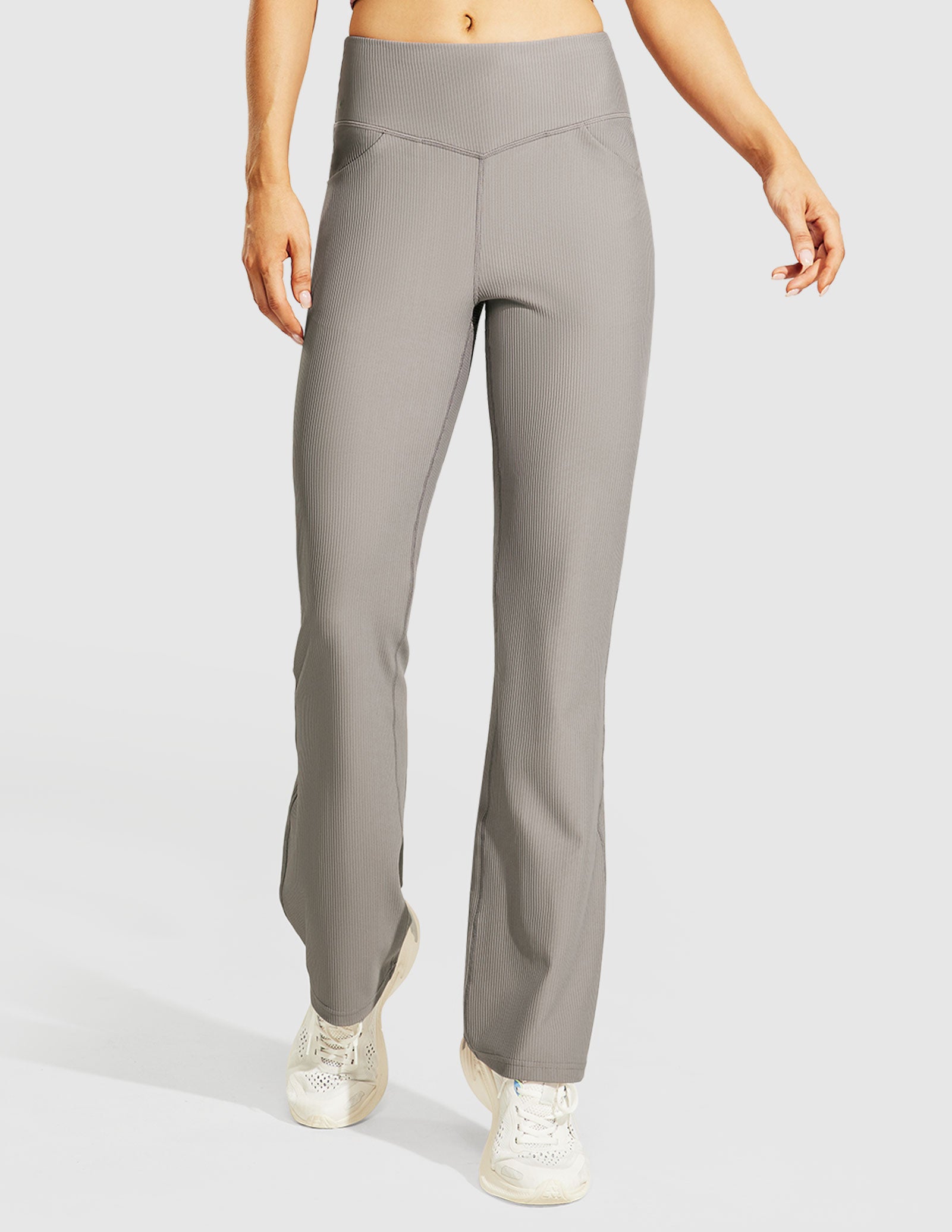 STELLE Women Bootcut Yoga Pants with Pockets High Waisted Bootleg Workout  Pants Flare Work Pants 30ââ‚¬â„¢ââ‚¬â„¢ (Black, Medium) : Amazon.in:  Clothing & Accessories