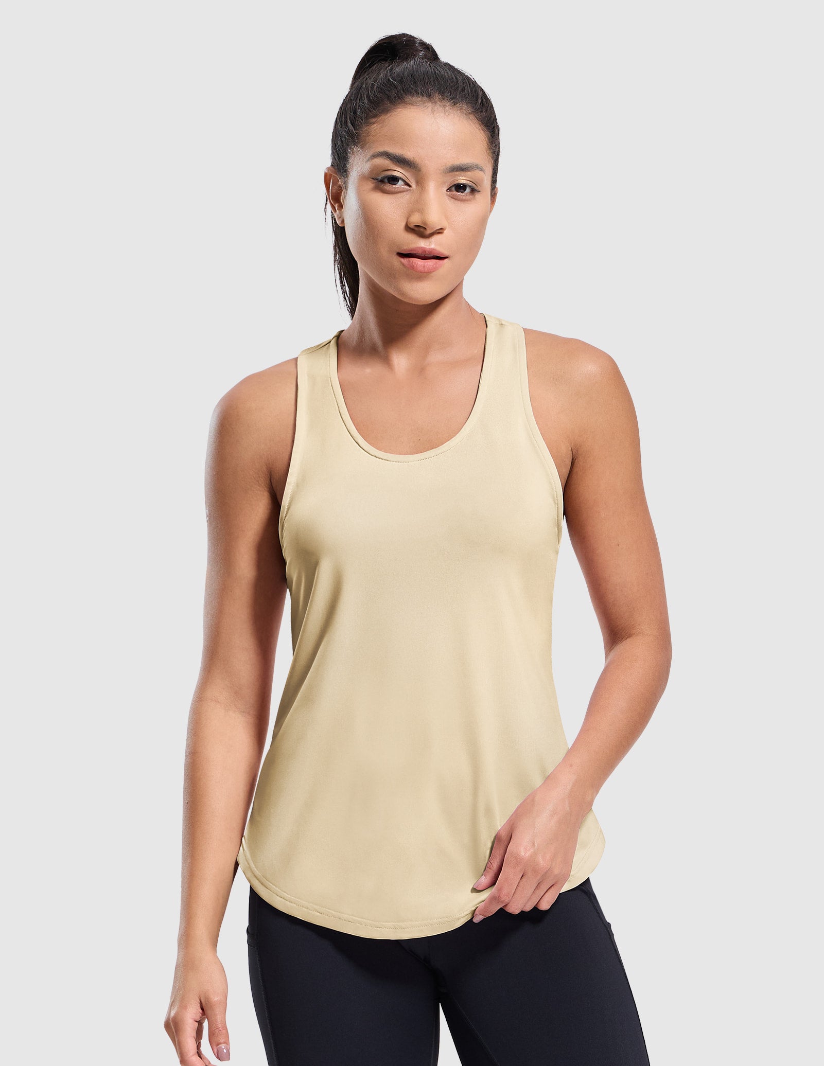 MIER Racerback Women’s Workout Tank Quick Dry Moisture Wicking and Stylish Women Tank Top