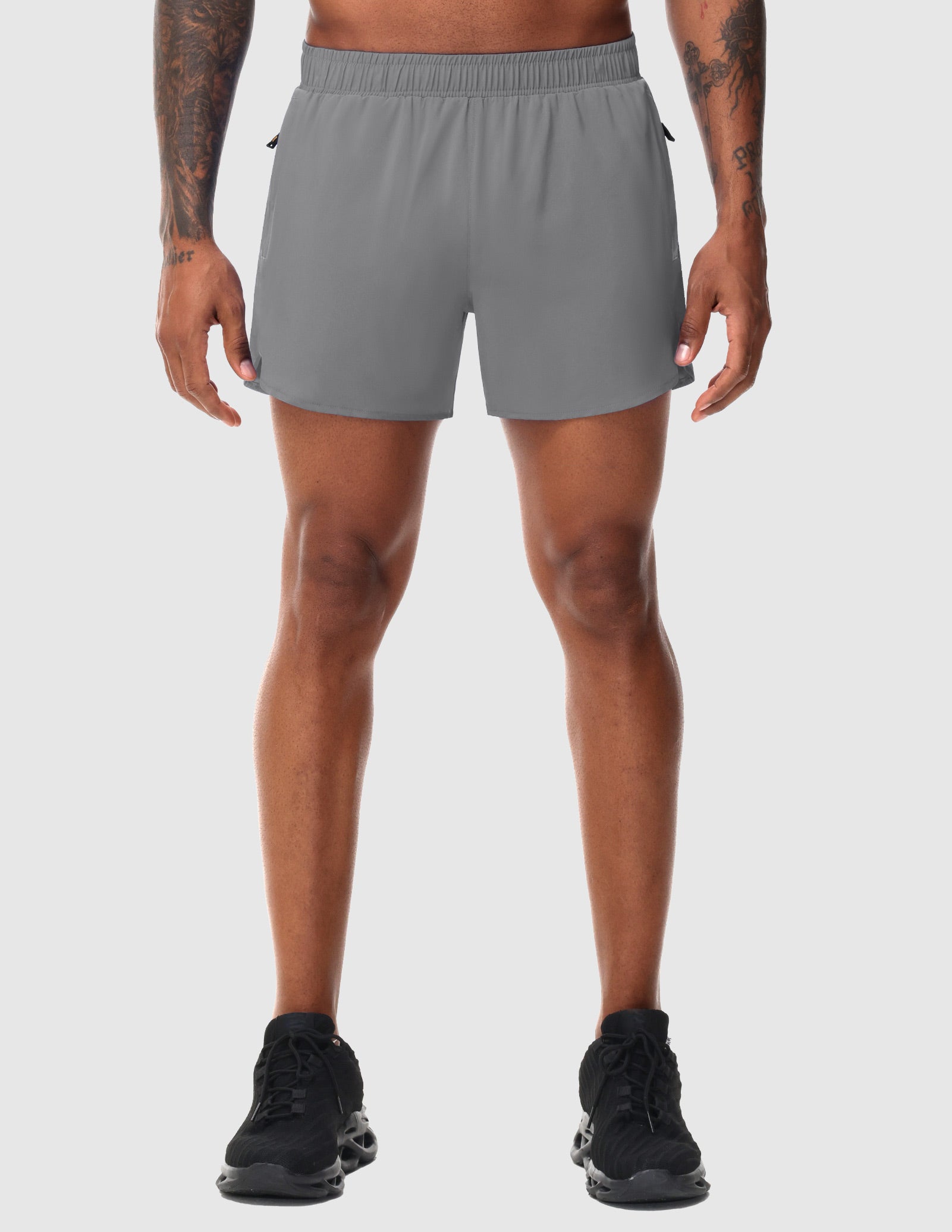 Men's PaceLite Logo Shorts W/Brief 3"