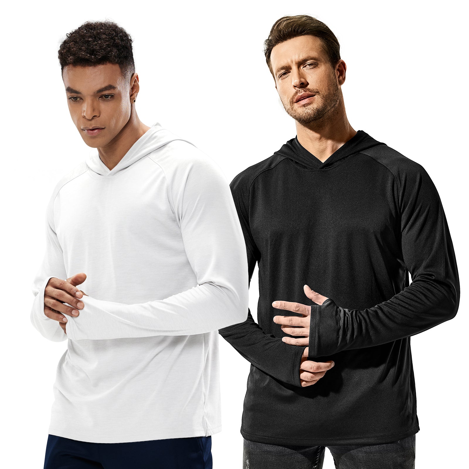 Men's PaceGuard Lightweight Hoodie Long Sleeve Shirt