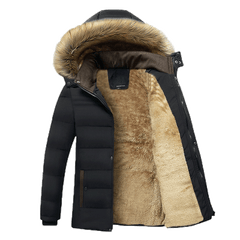 2023 Winter New Warm Thick Fleece Parkas Men Waterproof Hooded Fur Collar Parka Jacket Coat Men Autumn Fashion Casual Parkas Men 0 MIER
