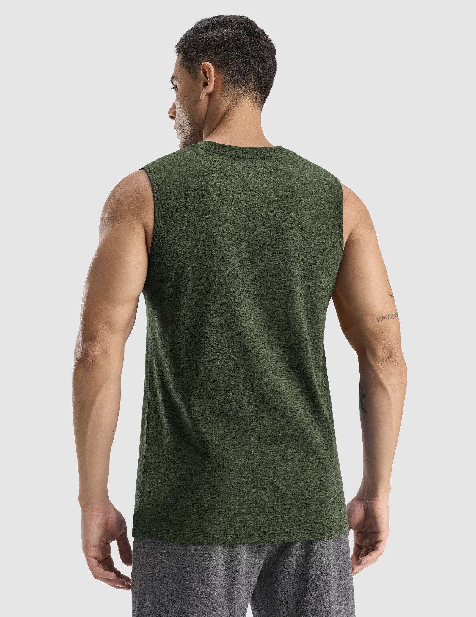 MIER Men’s Ultra-Soft Performance Muscle Tank Buttery Soft Gym Shirt Men's Tank Top