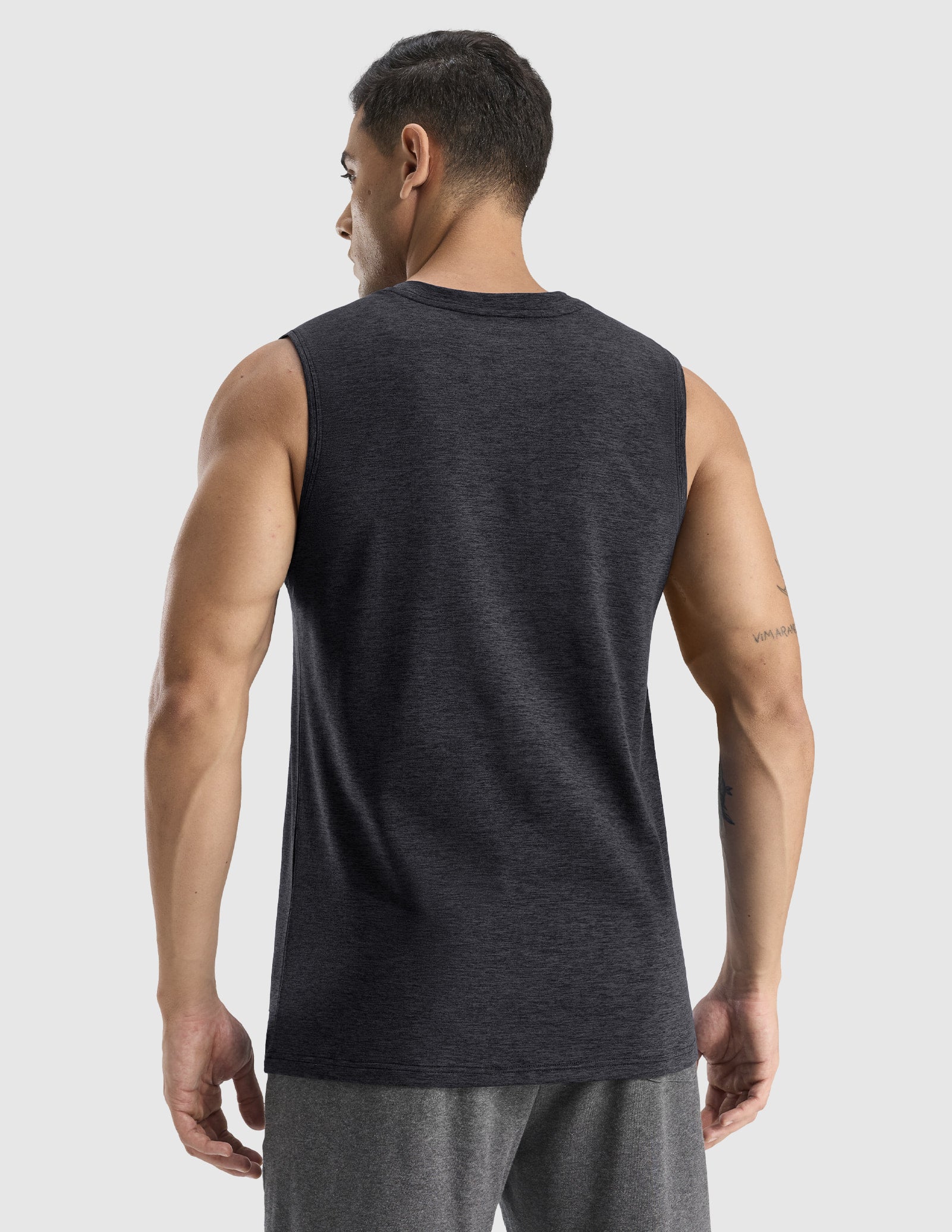 MIER Men’s Ultra-Soft Performance Muscle Tank Buttery Soft Gym Shirt Men's Tank Top